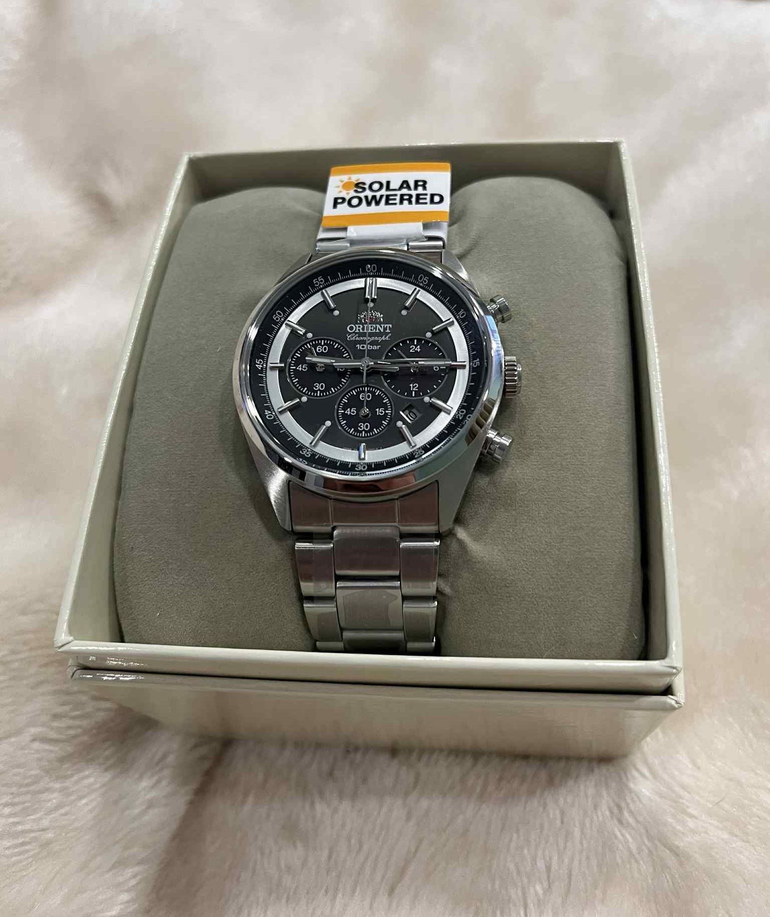Orient Orient Neo 70's Panda Chronograph Dark Gray WV0041TX Size 42 - 1 Thumbnail