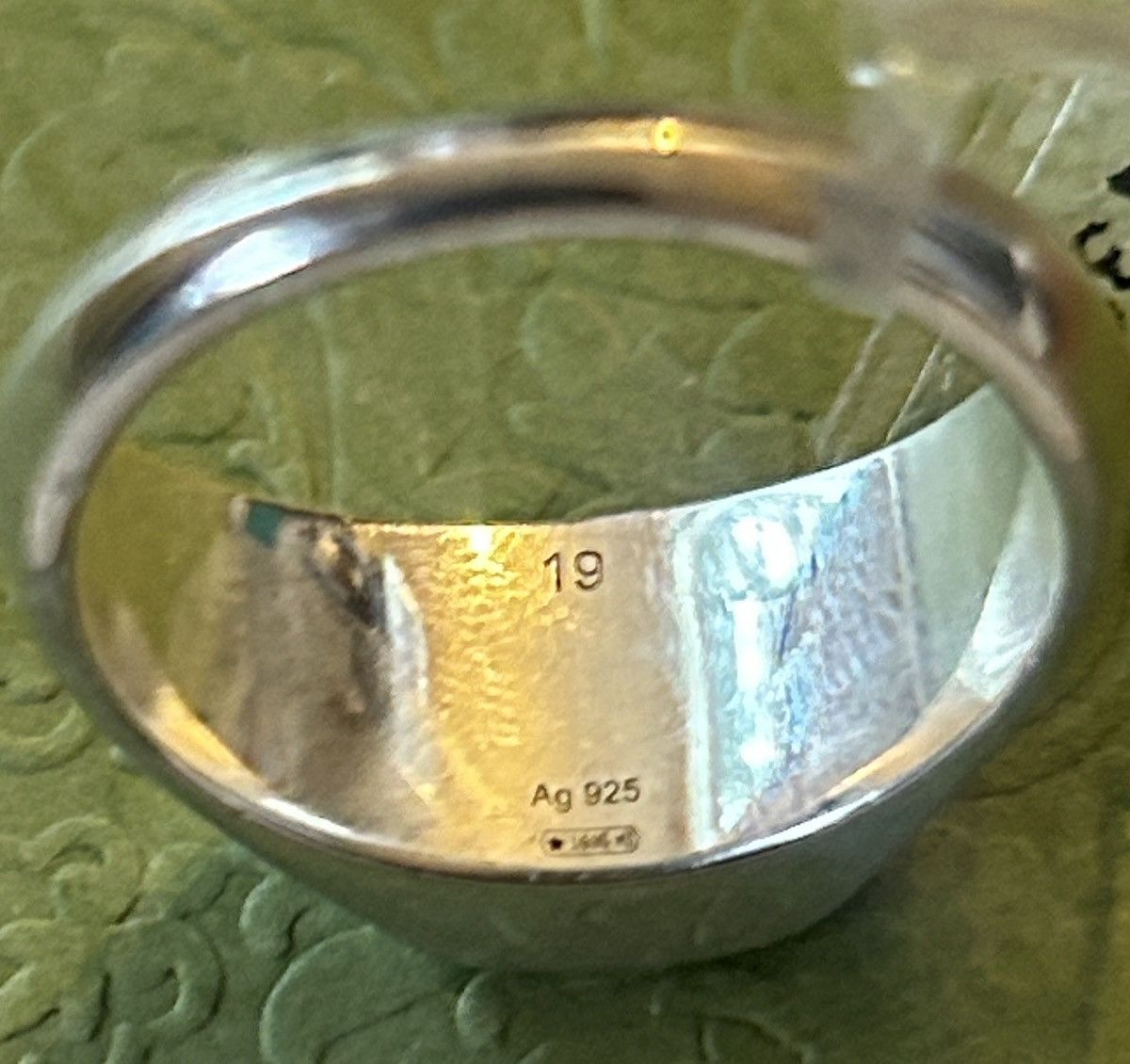 Gucci Gucci Trademark 10mm Silver 925 Ring Unisex Size ONE SIZE - 5 Thumbnail