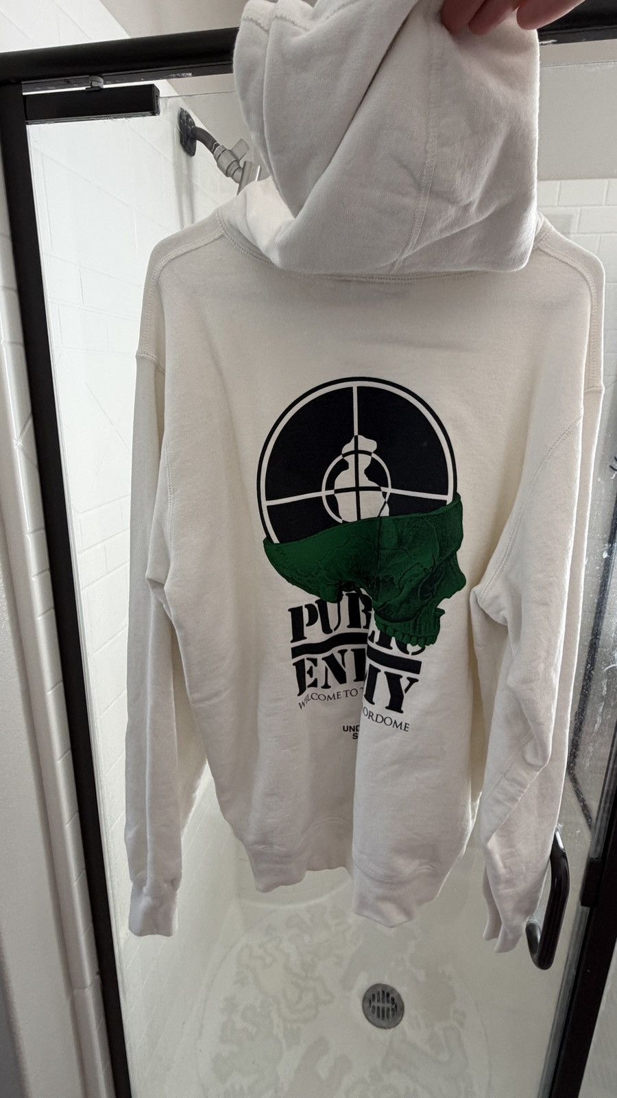 Supreme Supreme Undercover Public Enemy White Fleece Hoodie Size L Size US L / EU 52-54 / 3 - 2 Thumbnail