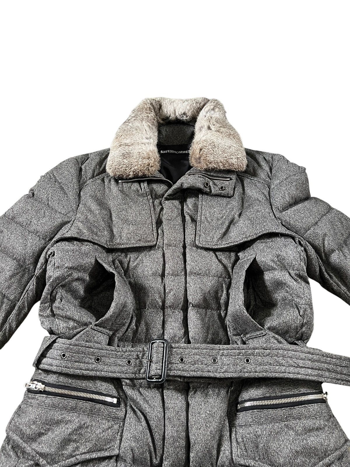 5351 POUR LES HOMMES 5351 Pour Les Hommes Rabbit Fur Collar Goose Down Jacket Size US L / EU 52-54 / 3 - 6 Thumbnail