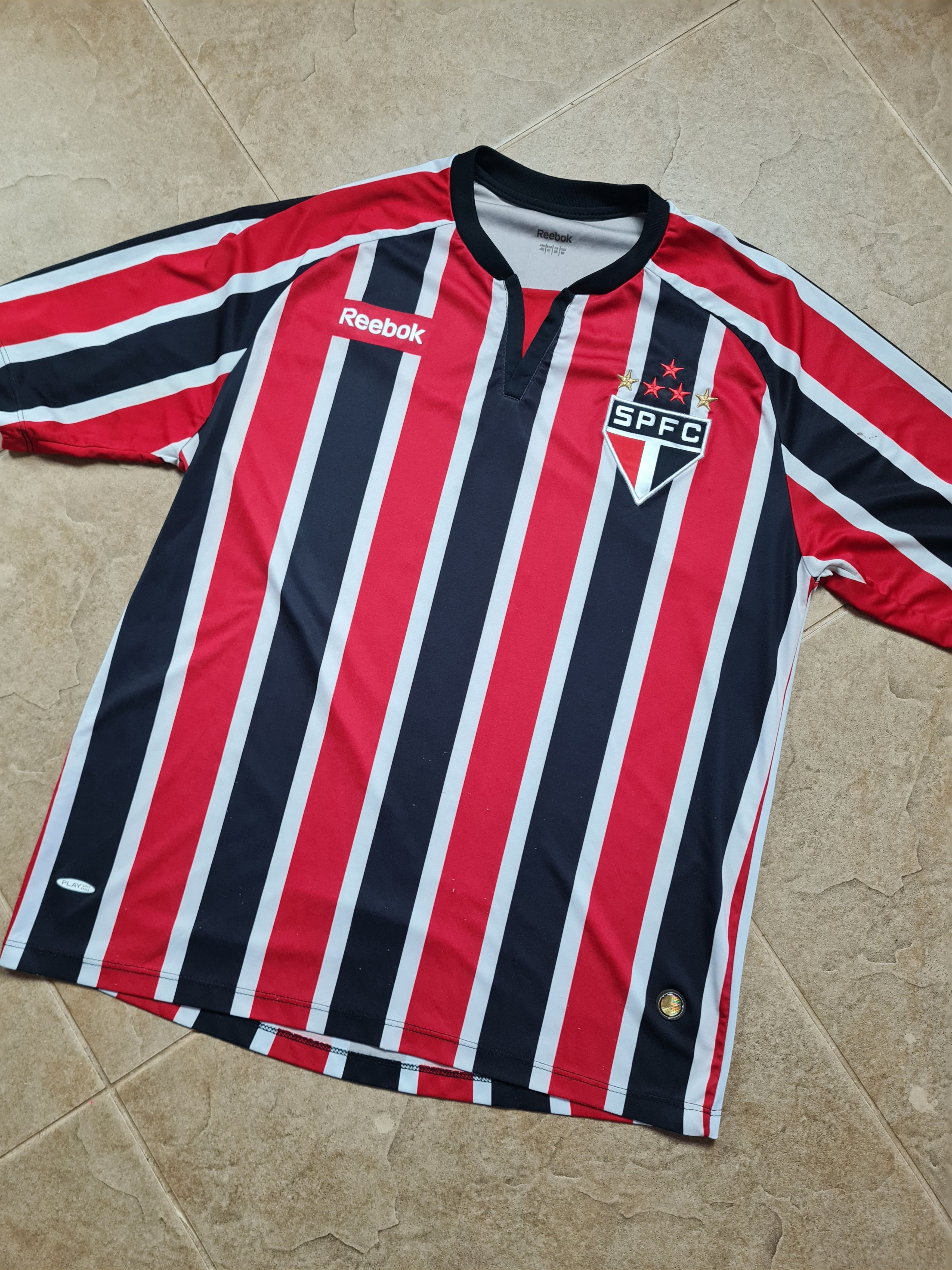 Reebok Football Jersey Rare REEBOOK São Paulo FC 2010 Soccer Shirt Size US M / EU 48-50 / 2 - 6 Thumbnail