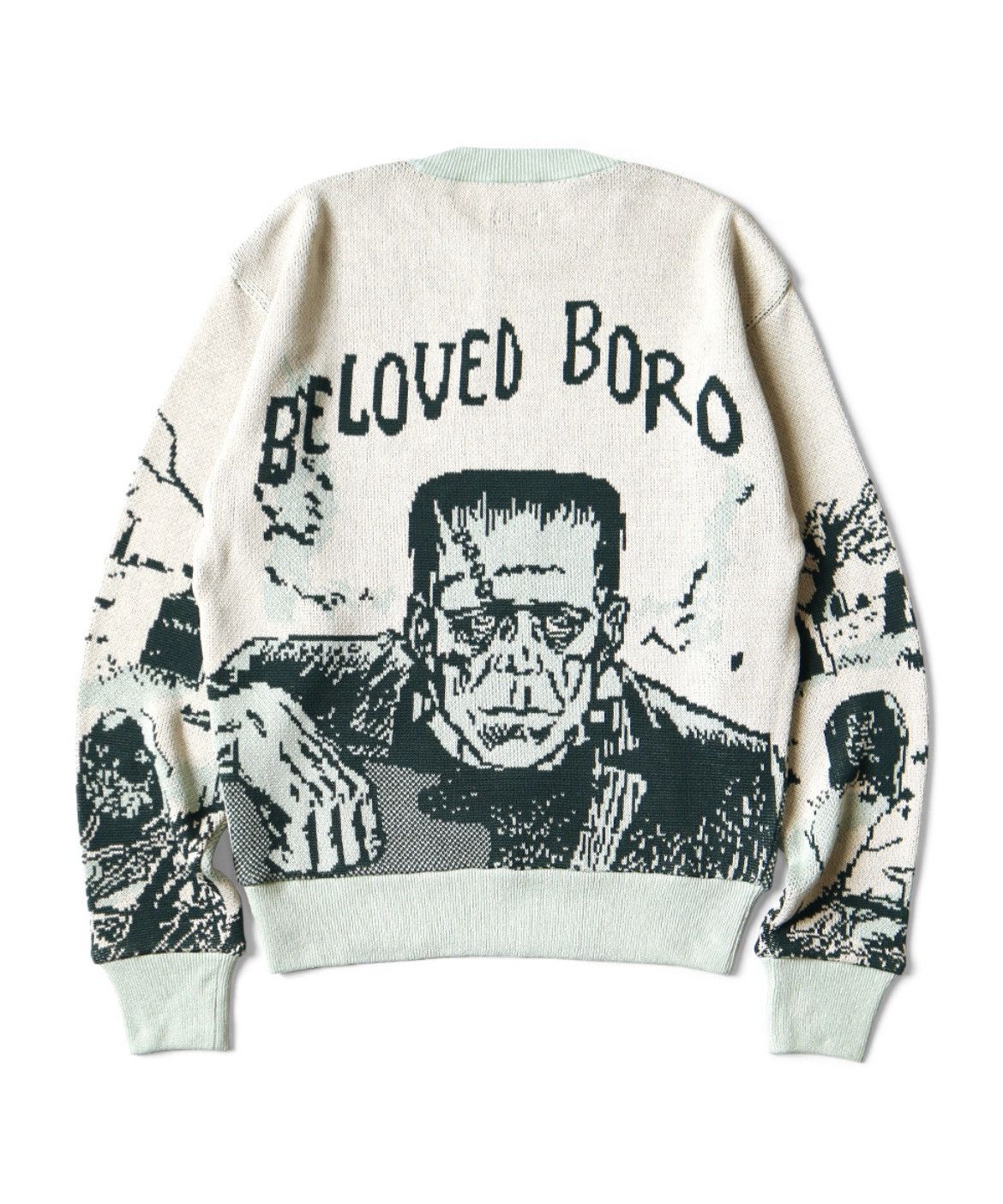 Kapital 8G Jacquard Knit Vintage Crew Sweater (BELOVED Mr_) size 3 Size US L / EU 52-54 / 3 - 2 Thumbnail
