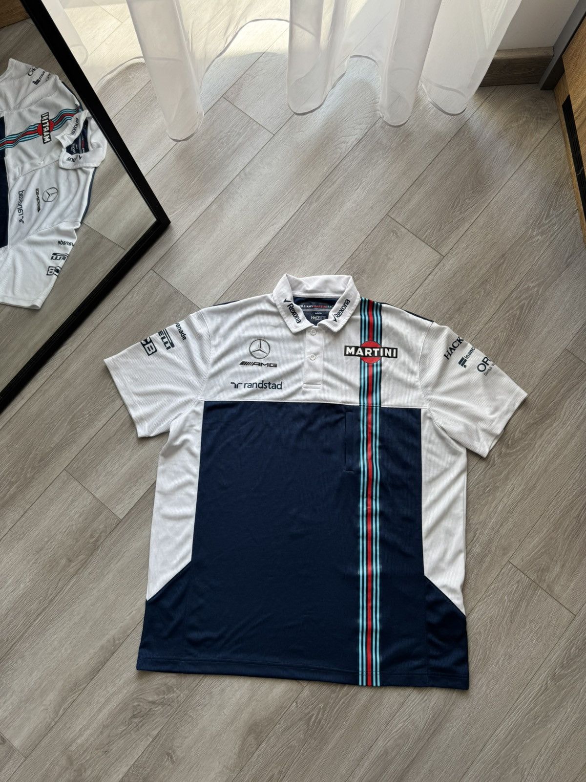 Hackett Hackett Mercedes Williams Martini Racing Polo Shirt Size US XL / EU 56 / 4 - 1 Thumbnail