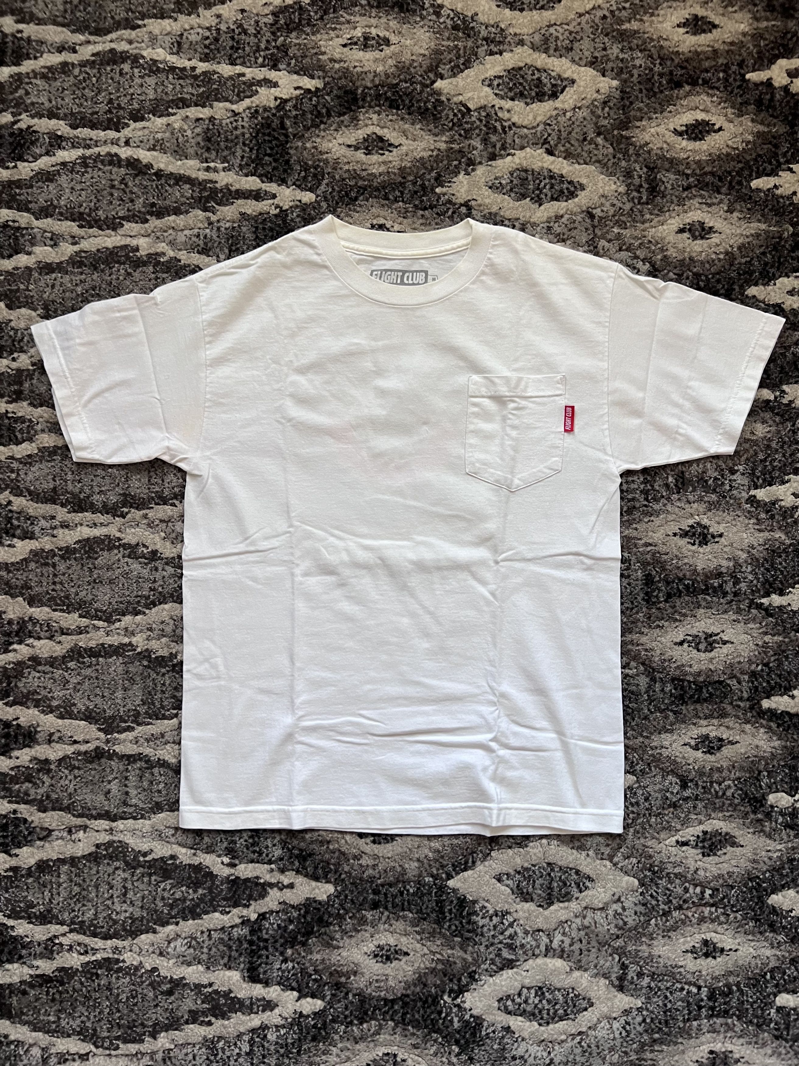 Flight Club Vintage Flight Club Pocket Tee in White Size US M / EU 48-50 / 2 - 2 Thumbnail