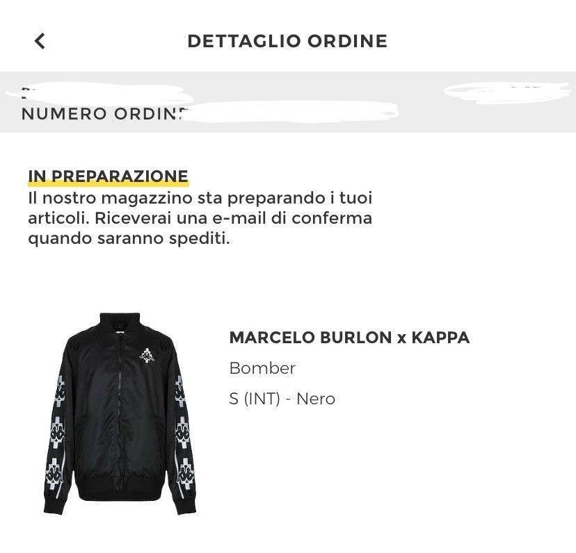 Kappa × Marcelo Burlon Marcelo Burlon x Kappa Men’s Bomber Jacket, size S, new Size US S / EU 44-46 / 1 - 7 Thumbnail