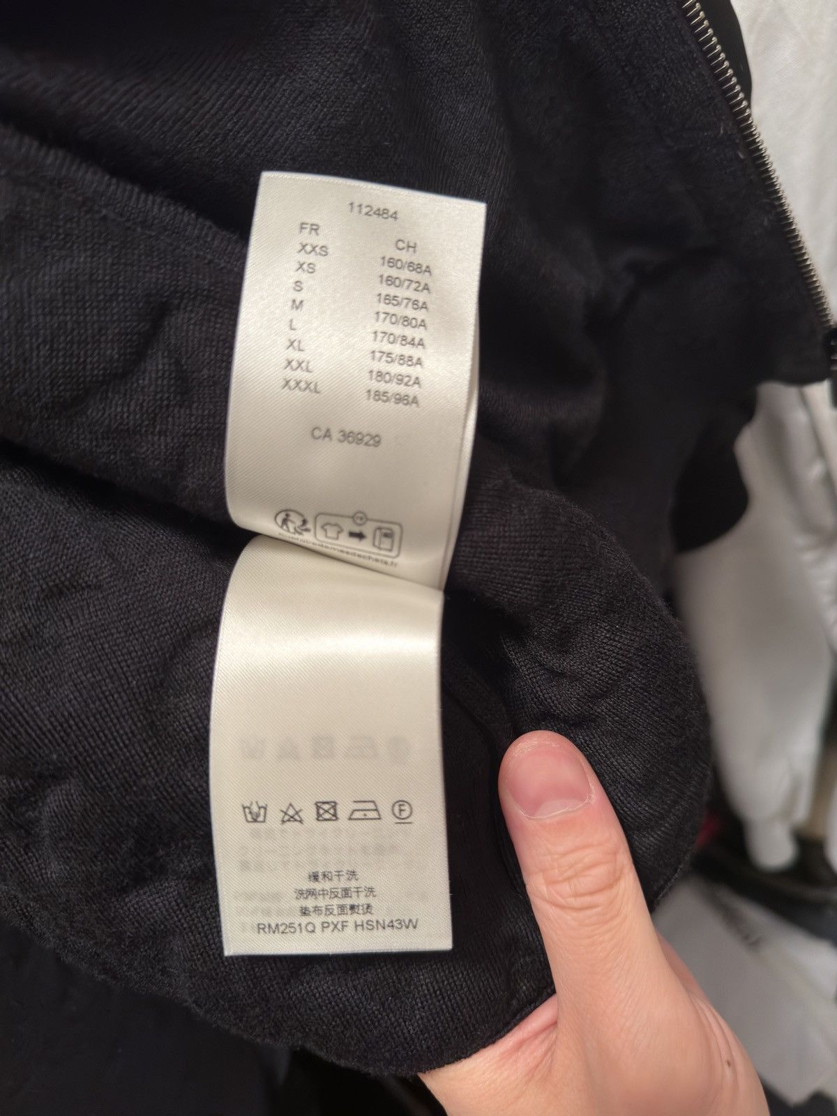 Louis Vuitton Louis Vuitton Bomber - Black Wool Padded Bomber Size US L / EU 52-54 / 3 - 6 Thumbnail