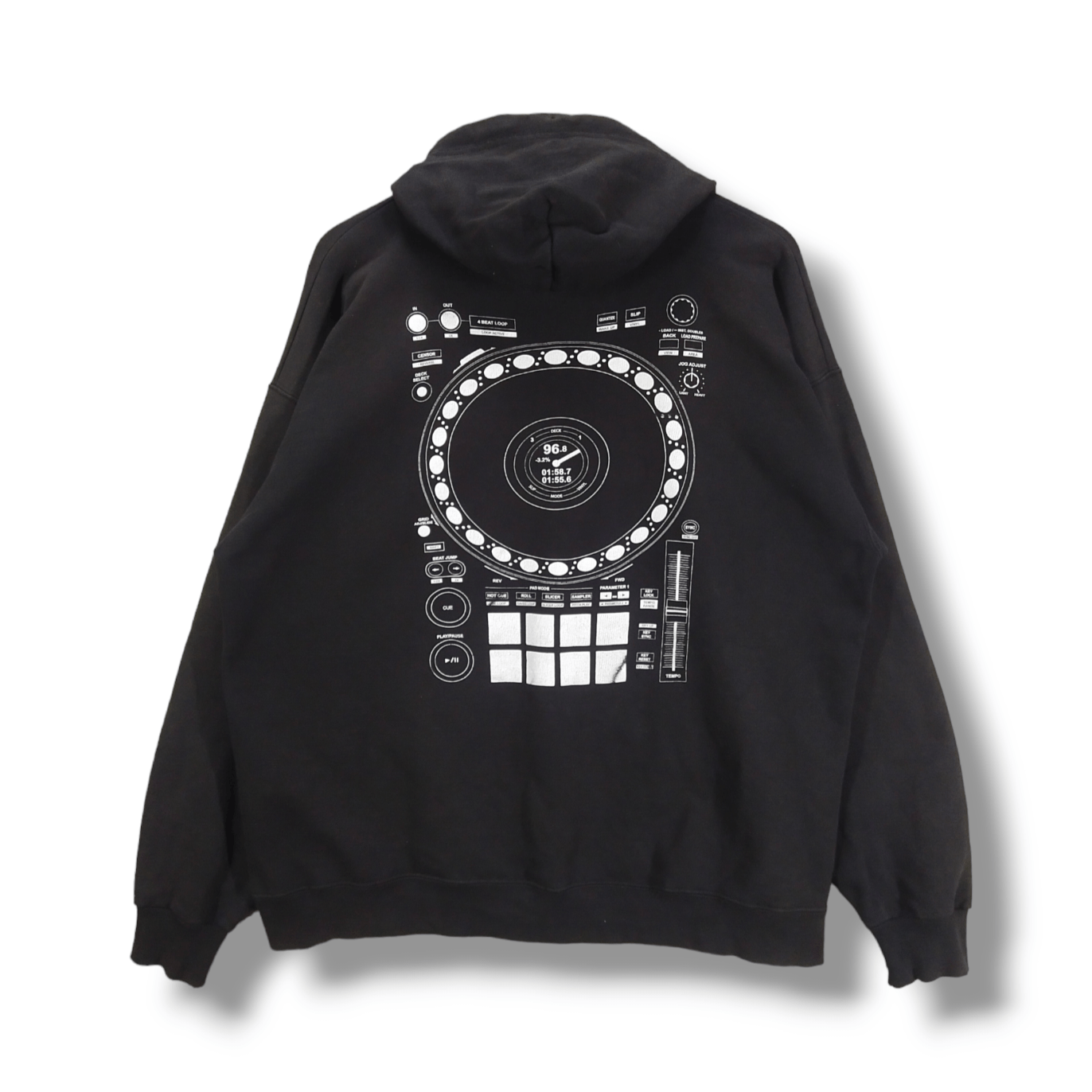 Vintage Vintage Pioneer x Serato Pullover Hoodie Size US XL / EU 56 / 4 - 1 Thumbnail