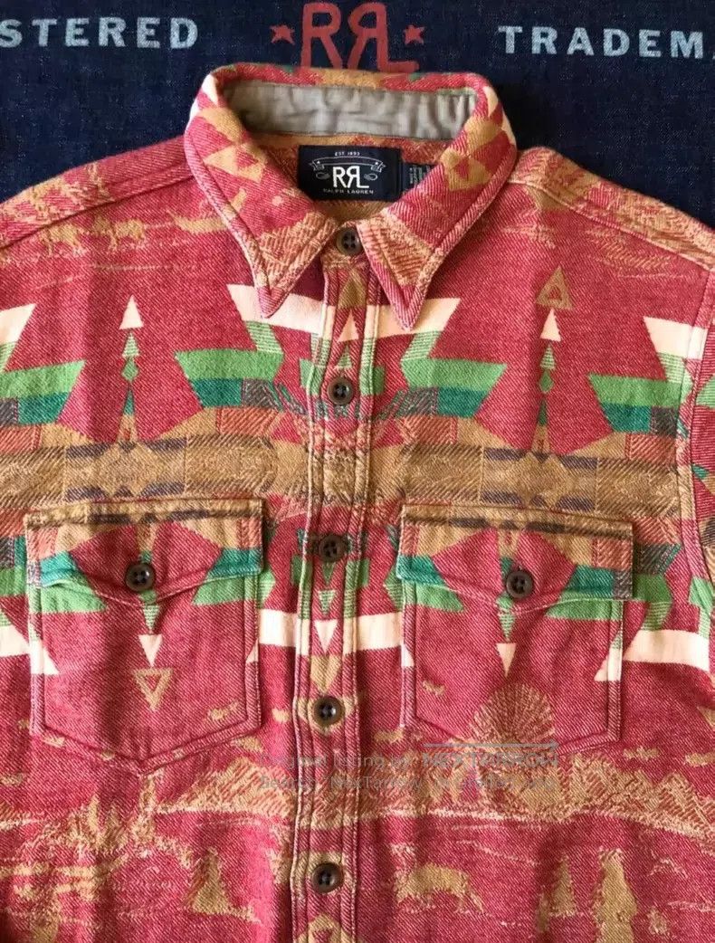 RRL Ralph Lauren RRL Ralph Lauren Southwest shirt, same style as Brother Li Size US S / EU 44-46 / 1 - 3 Thumbnail