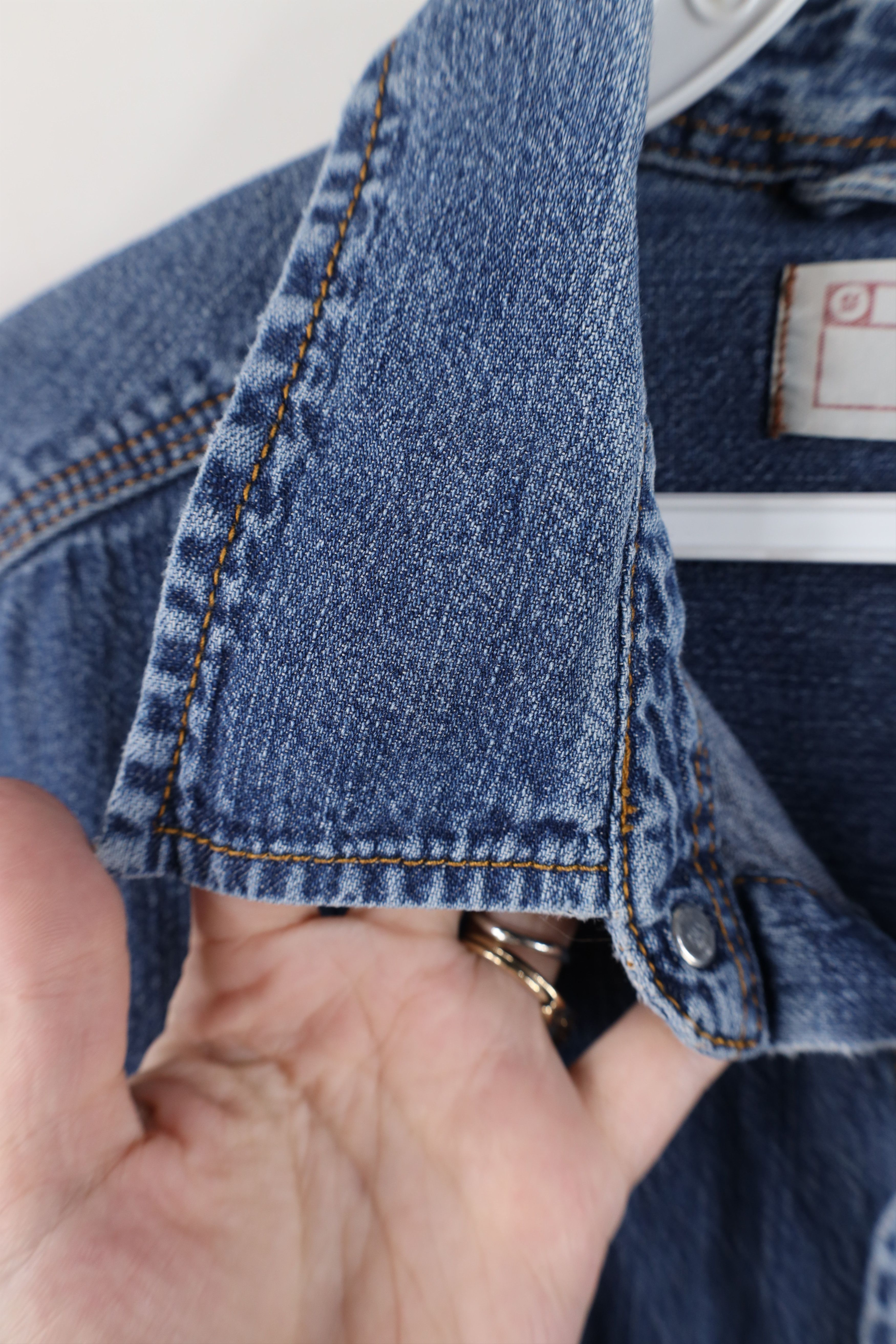 Levi's Vintage Y2K 2003 Levis Collared Denim Jean Button Shirt Size US L / EU 52-54 / 3 - 11 Thumbnail