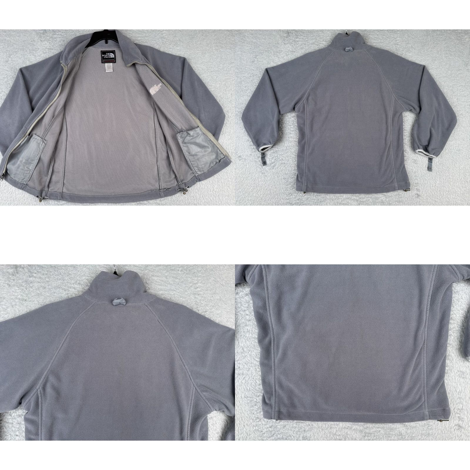 The North Face The North Face Jacket Women S Gray Full Zip Fleece Polyester Summit Series Size S / US 4 / IT 40 - 9 Thumbnail