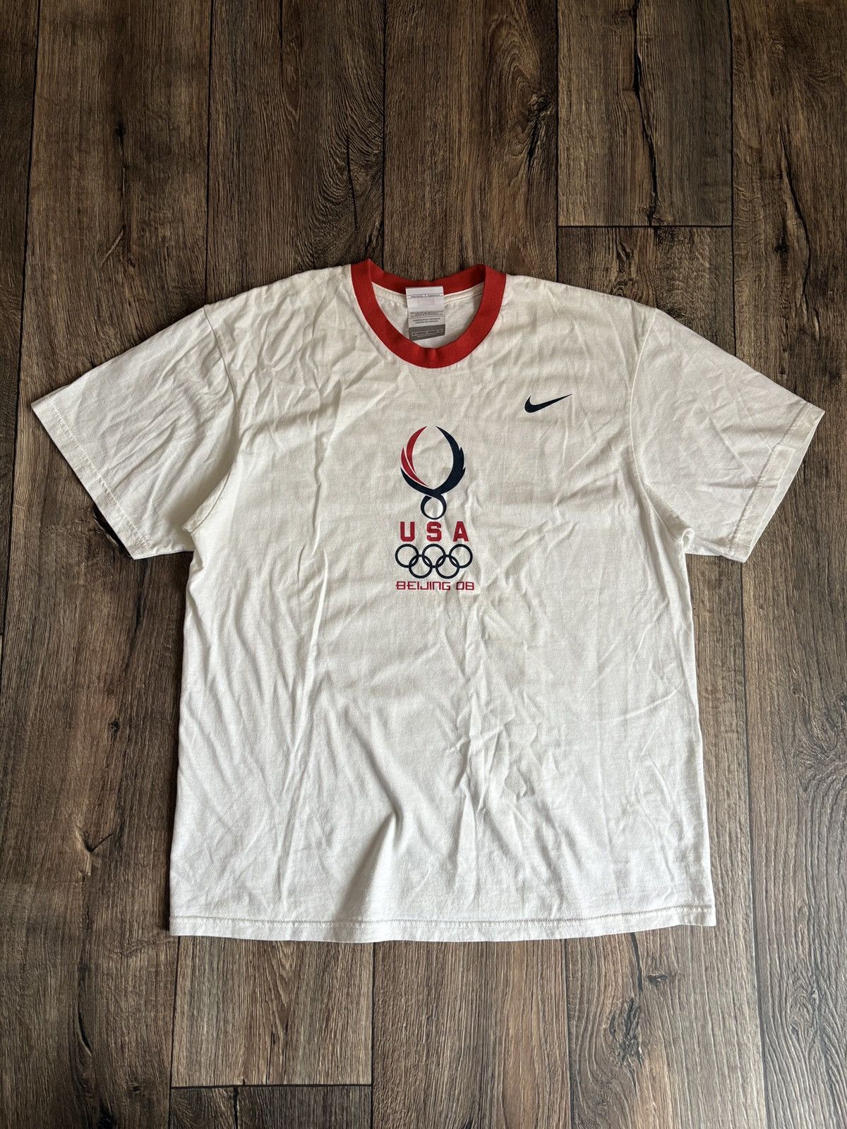 Nike Team Vintage USA Olympic Games Beijing 2008 T-Shirt