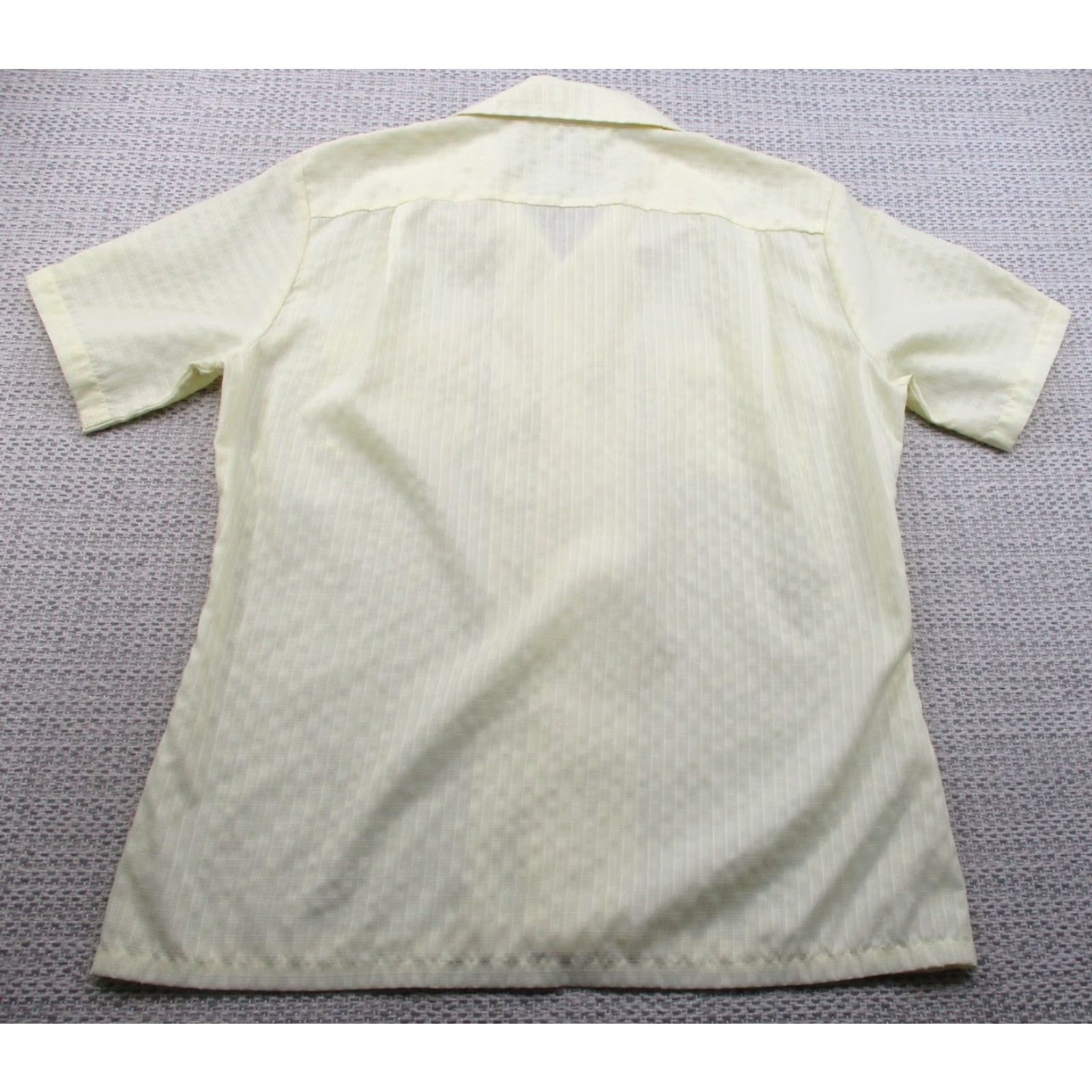 Vintage VINTAGE Joel California Shirt Mens Medium Disco Yellow Pockets 60s 70s Button-Front Short Sleeve Size US M / EU 48-50 / 2 - 7 Thumbnail