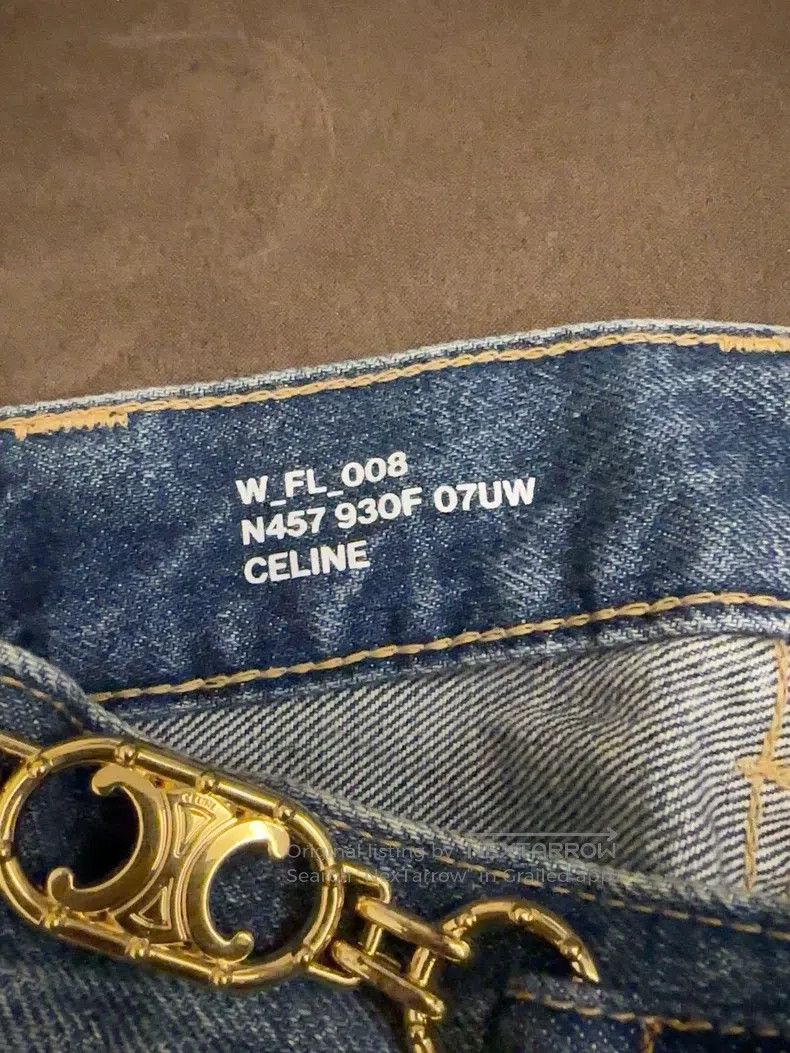 Celine CELINE Denim Pants Size US 26 / EU 42 - 3 Thumbnail