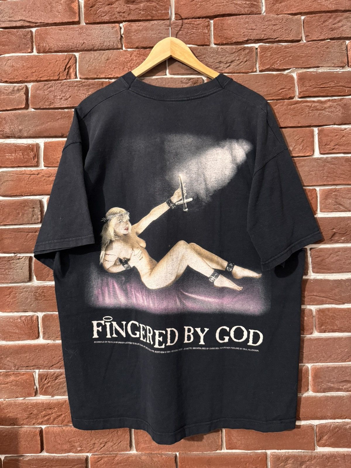 Band Tees Vintage 2000 Cradle of Filth Touched By Jesus Band Tshirt Size US XL / EU 56 / 4 - 2 Thumbnail