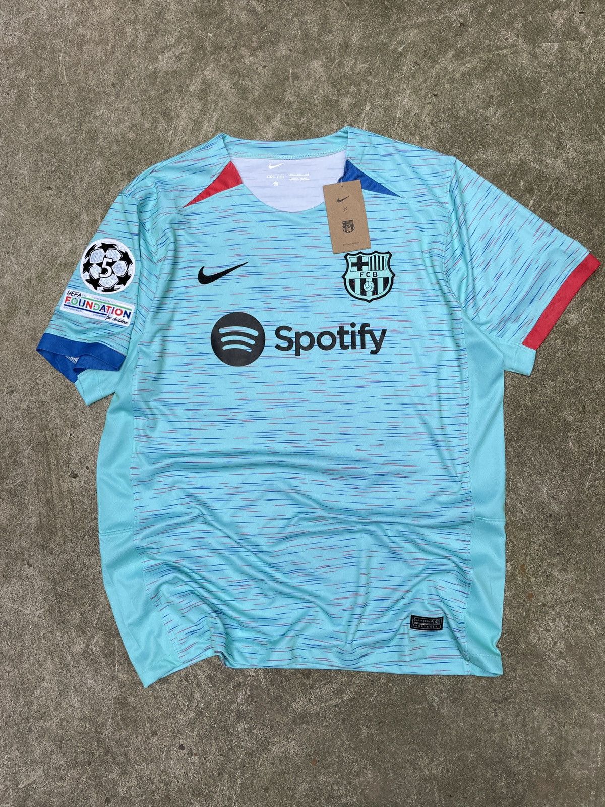 Nike × Vintage Nike Barcelona Gundogan FC Soccer Futbol Jersey Kit Size US XL / EU 56 / 4 - 1 Thumbnail