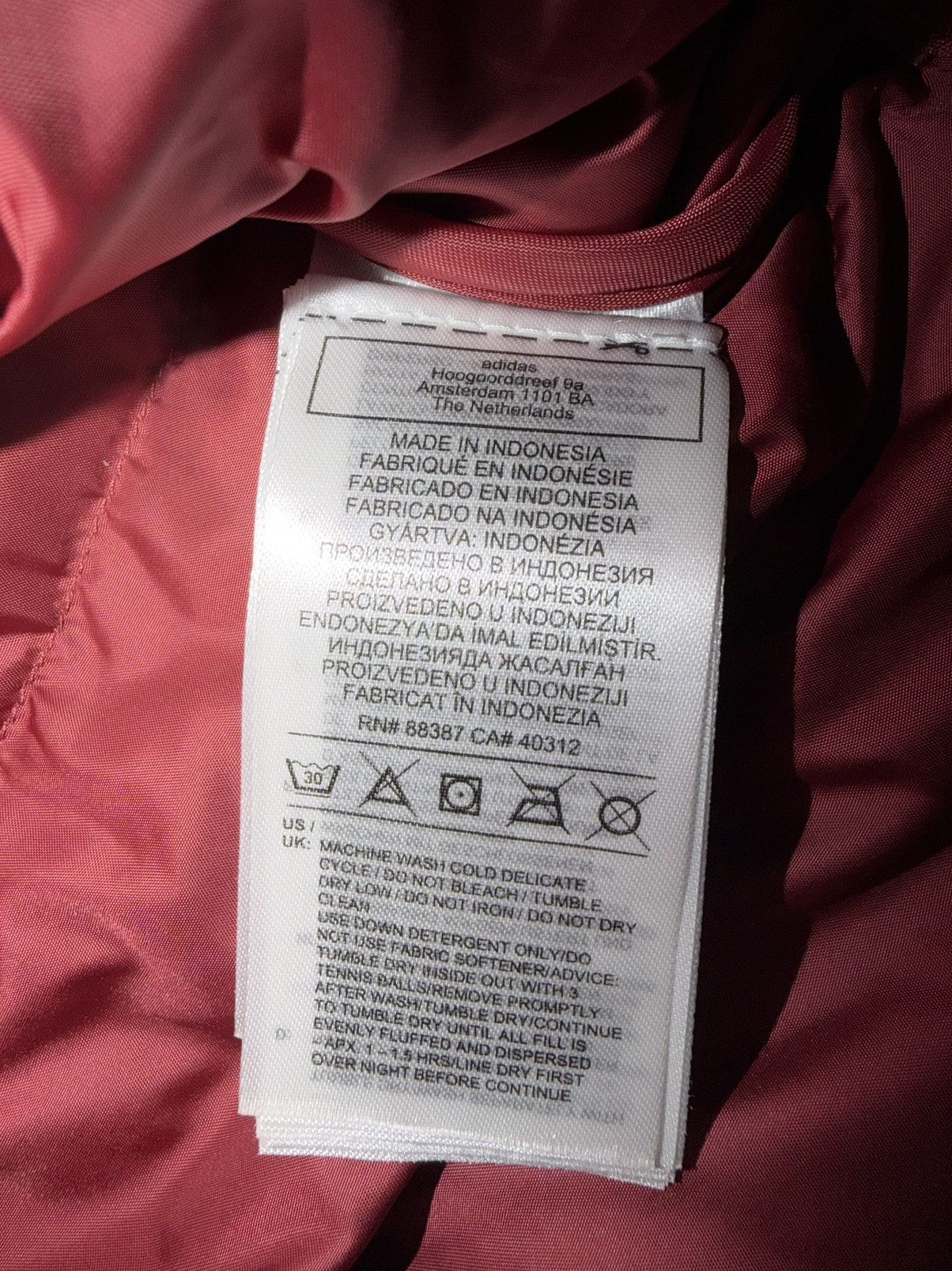 Adidas Adidas Red Men’s Long Cap Down Jacket Size XL Size US XL / EU 56 / 4 - 3 Thumbnail