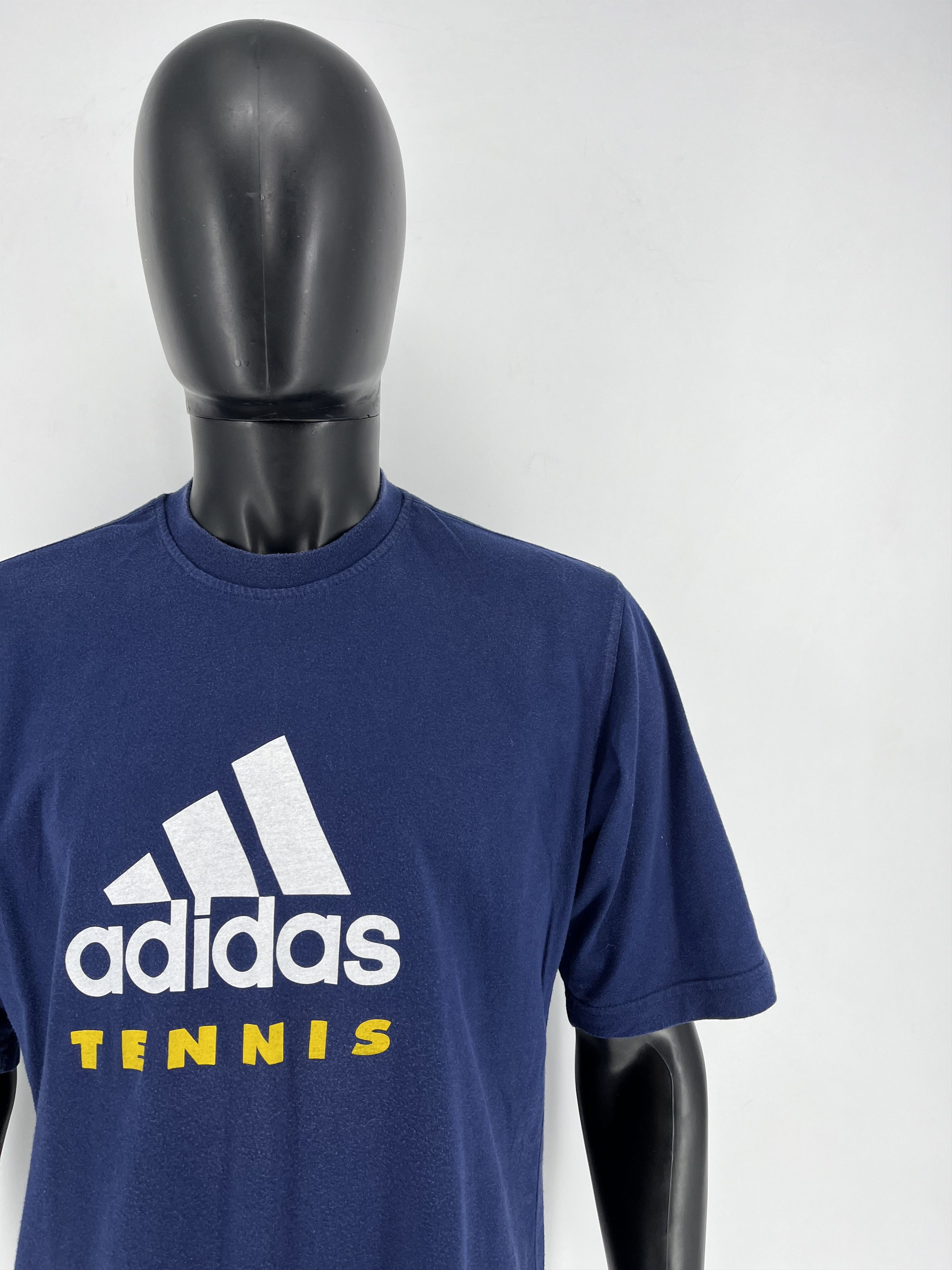 Adidas Vintage y2k 90s Adidas Tennis Tee Streetwear Hype Size US M / EU 48-50 / 2 - 8 Thumbnail