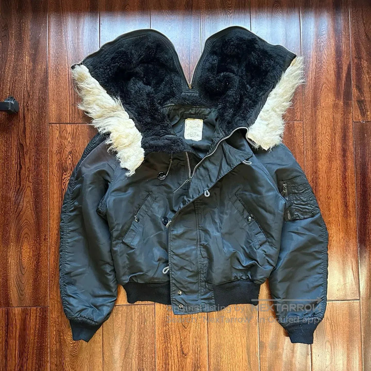Vintage Vintage N2B Bomber 80s USA. Size US M / EU 48-50 / 2 - 2 Thumbnail