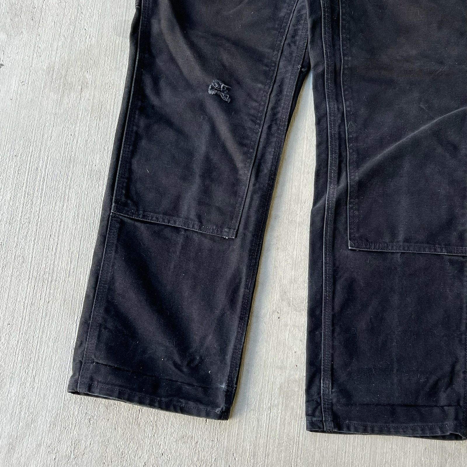 Carhartt × Vintage Carhartt black double knee work wear carpenter pants Size US 31 - 3 Thumbnail