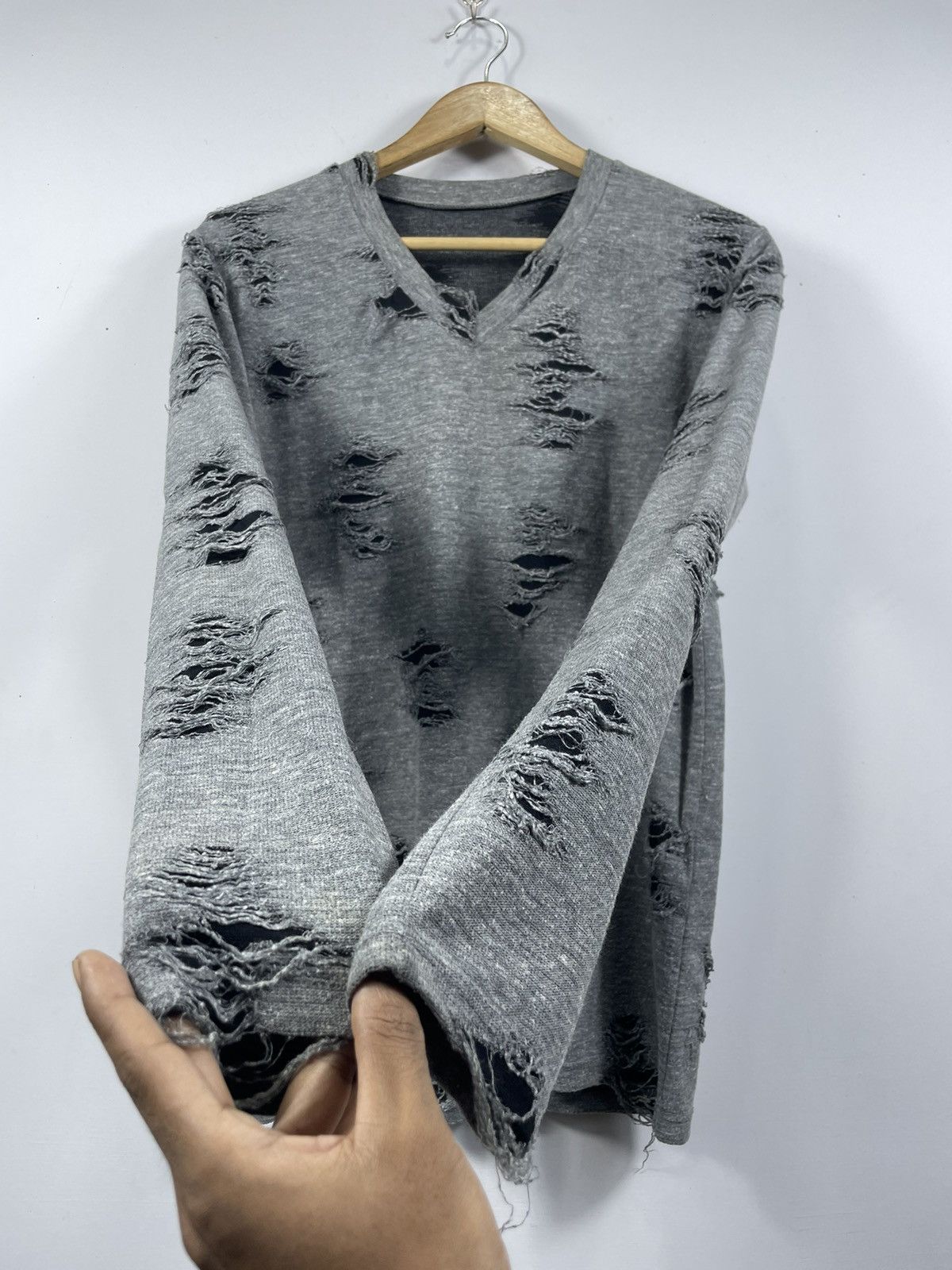 14th Addiction Japanese Distressed Grunge Long sleeve Size US M / EU 48-50 / 2 - 3 Thumbnail