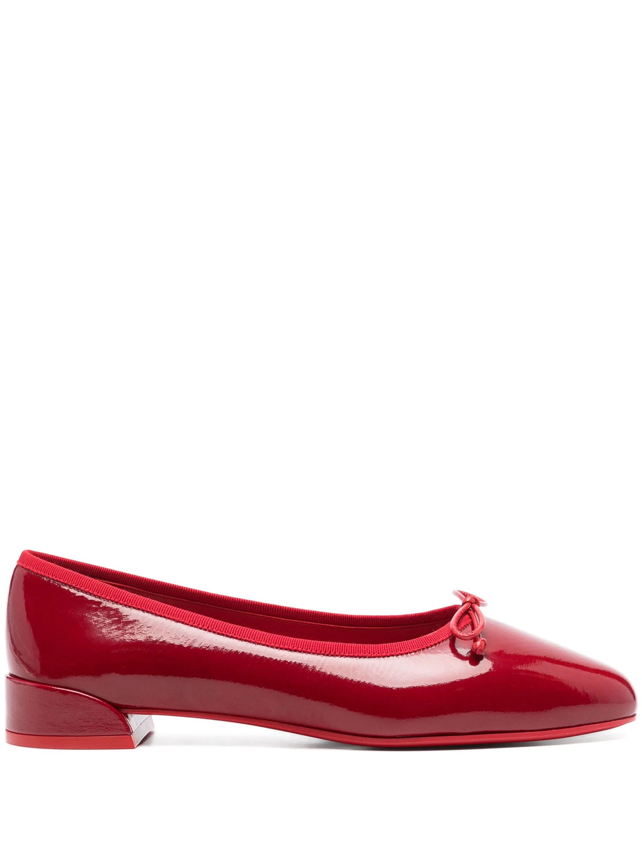 Christian Louboutin o1s1wg111025 Flats in Red Size US 7.5 / IT 37.5 - 1 Thumbnail