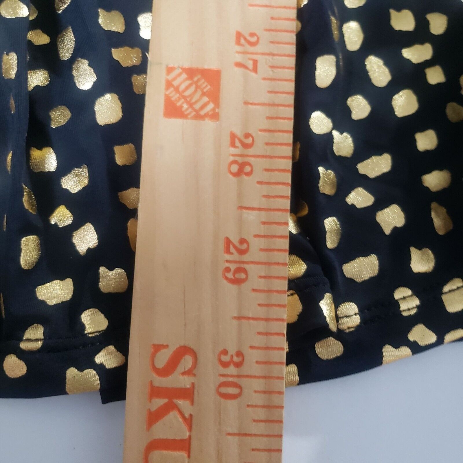 Designer Swim 365 Skirted Swim Dress Womens Size 24 Black Gold Size 4XL / US 24-26 - 14 Thumbnail