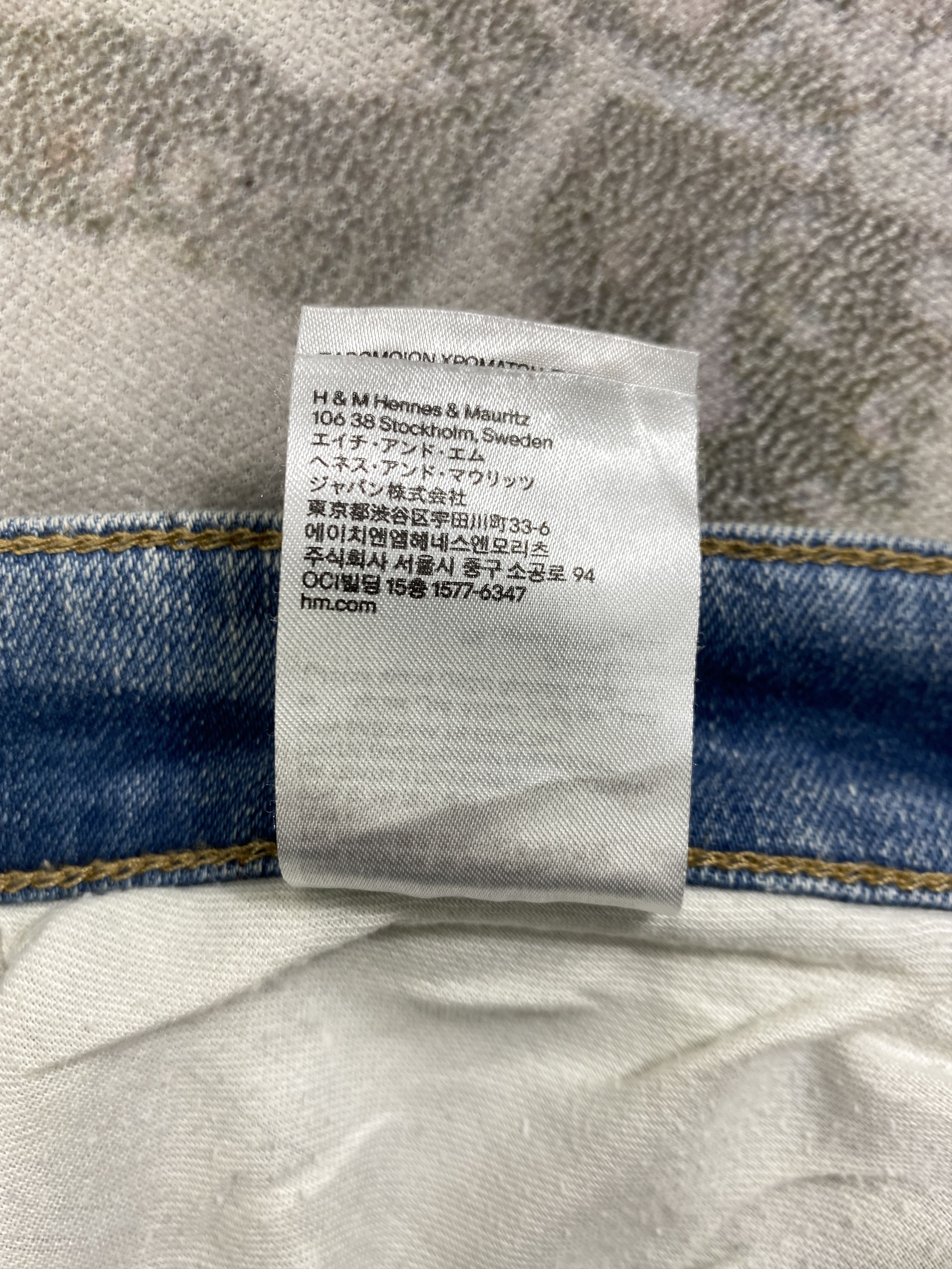 H&M H&M Japanese Brand Distressed Denim 34x28.5 -JN013 Size US 34 / EU 50 - 13 Thumbnail