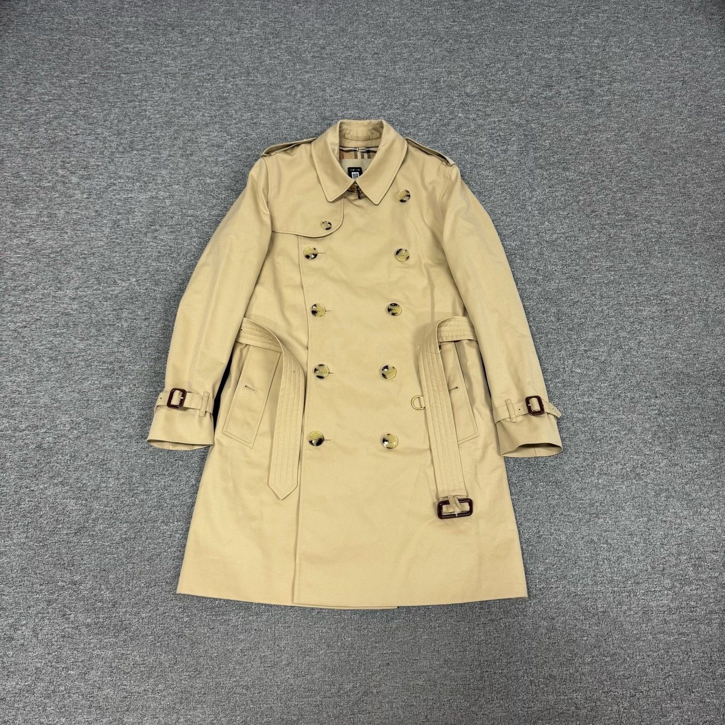 Burberry Burberry Kensington Double-Breasted Trench Coat Size US S / EU 44-46 / 1 - 1 Thumbnail