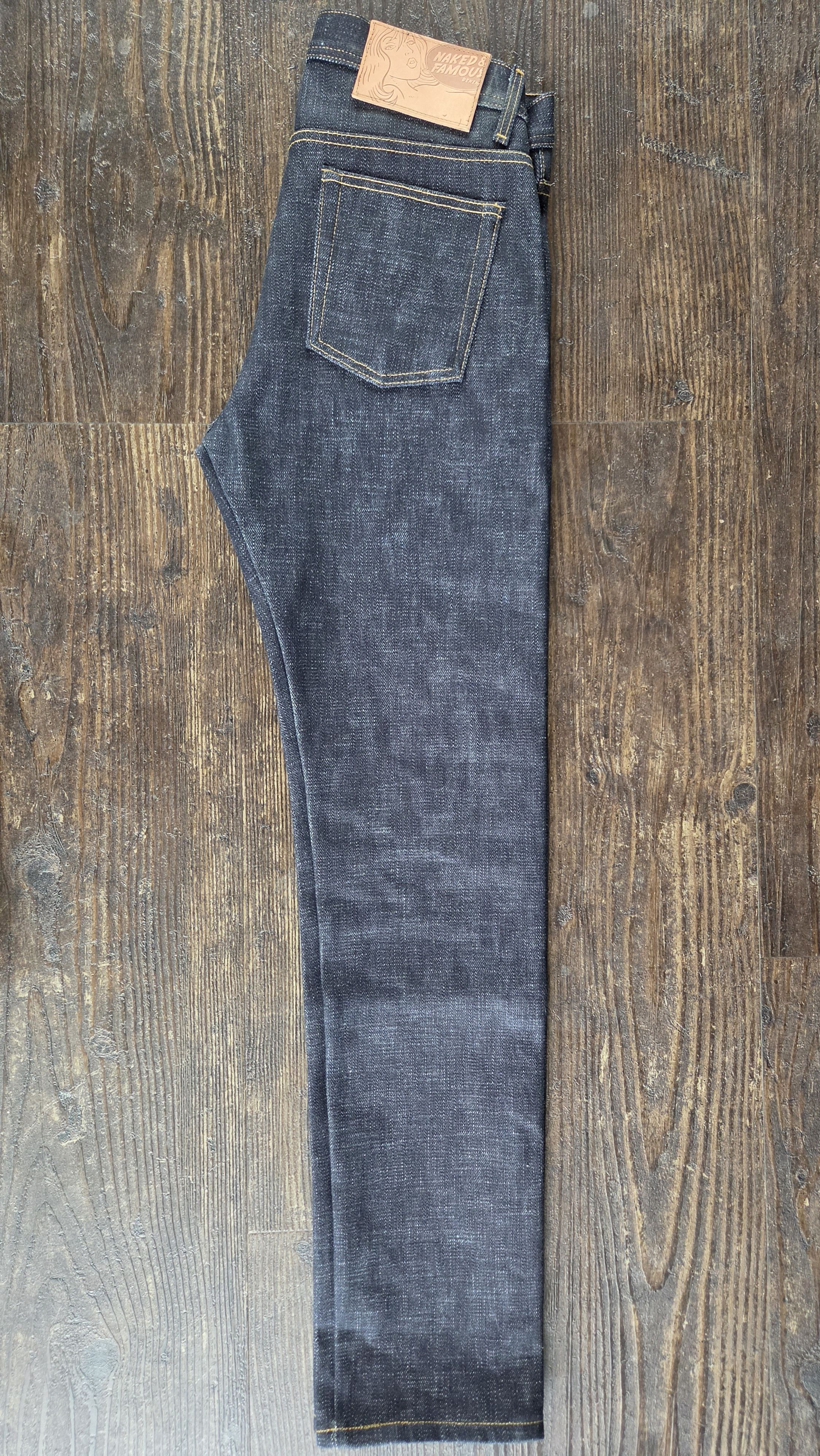 Naked & Famous Elephant 12, 20oz. Broken twill Size US 31 - 7 Thumbnail