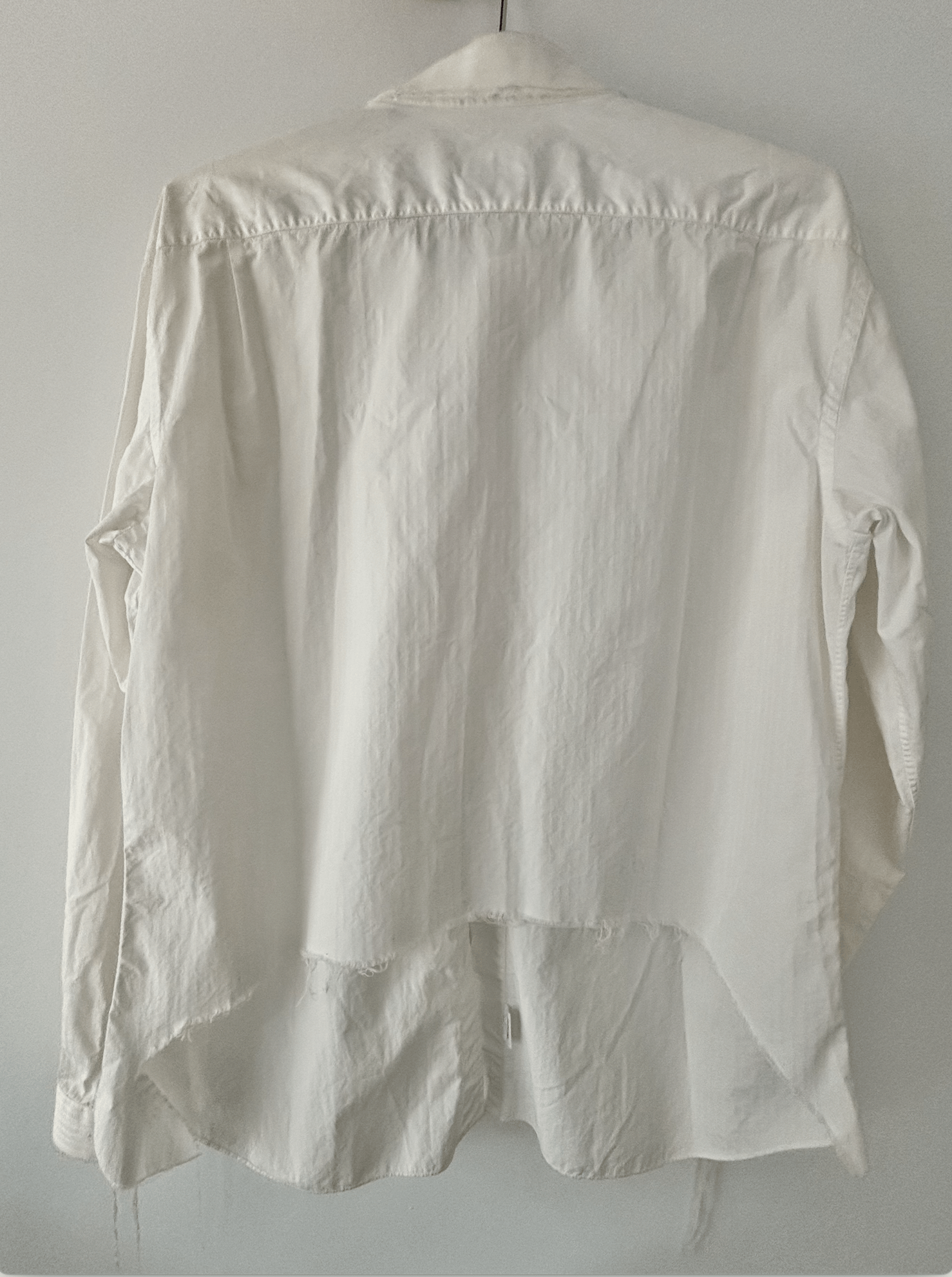 Brioni × Vetements RARE AF VETEMENTS X BRIONI TORN RAW HEM SHIRT Size US L / EU 52-54 / 3 - 2 Thumbnail