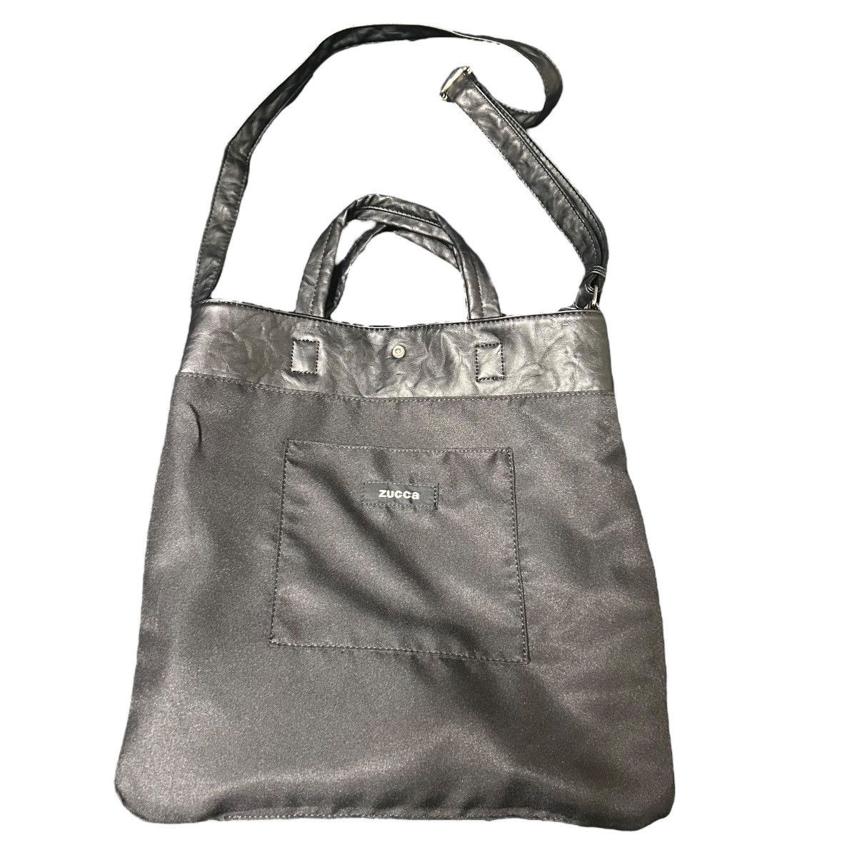 CABANE de ZUCCa 328 00s Cabane de zucca black 2way wrinkled faux leather bag Size ONE SIZE - 18 Thumbnail
