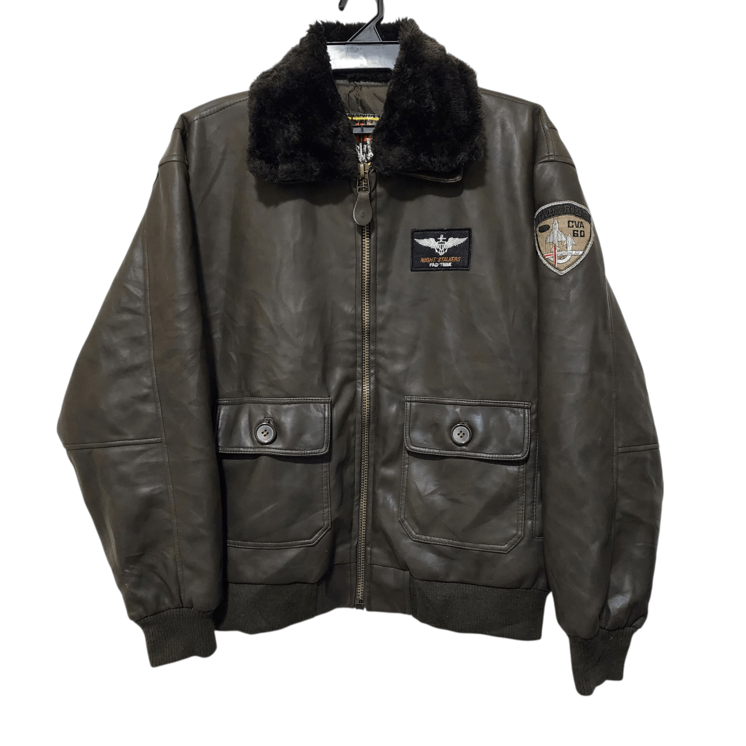 Japanese Brand Garam Air Wear Fad Tribe Aviation Bomber Jacket Size US M / EU 48-50 / 2 - 1 Thumbnail