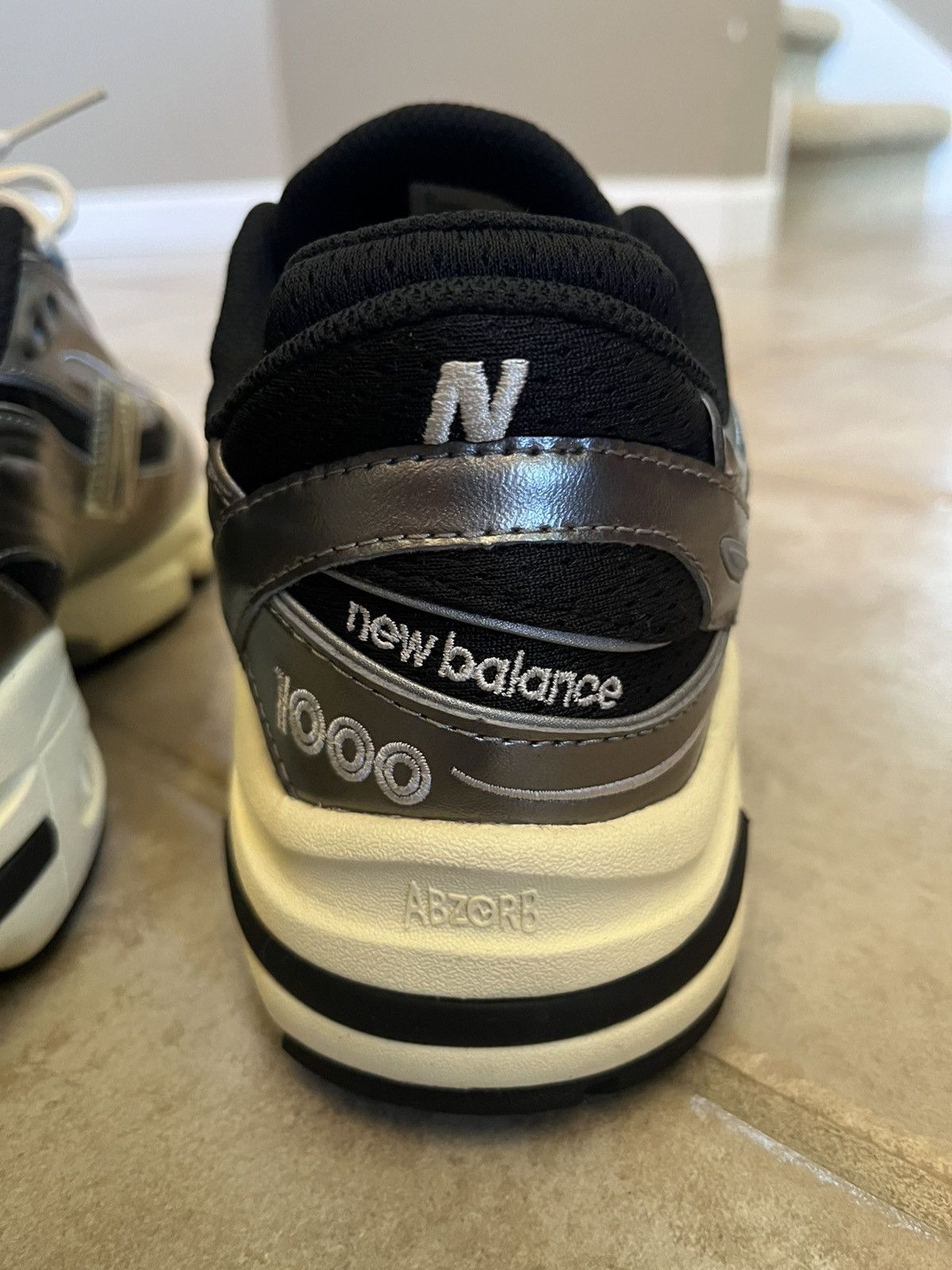 New Balance 1000 ‘SILVER METALLIC’ Size US 10.5 / EU 43-44 - 6 Thumbnail