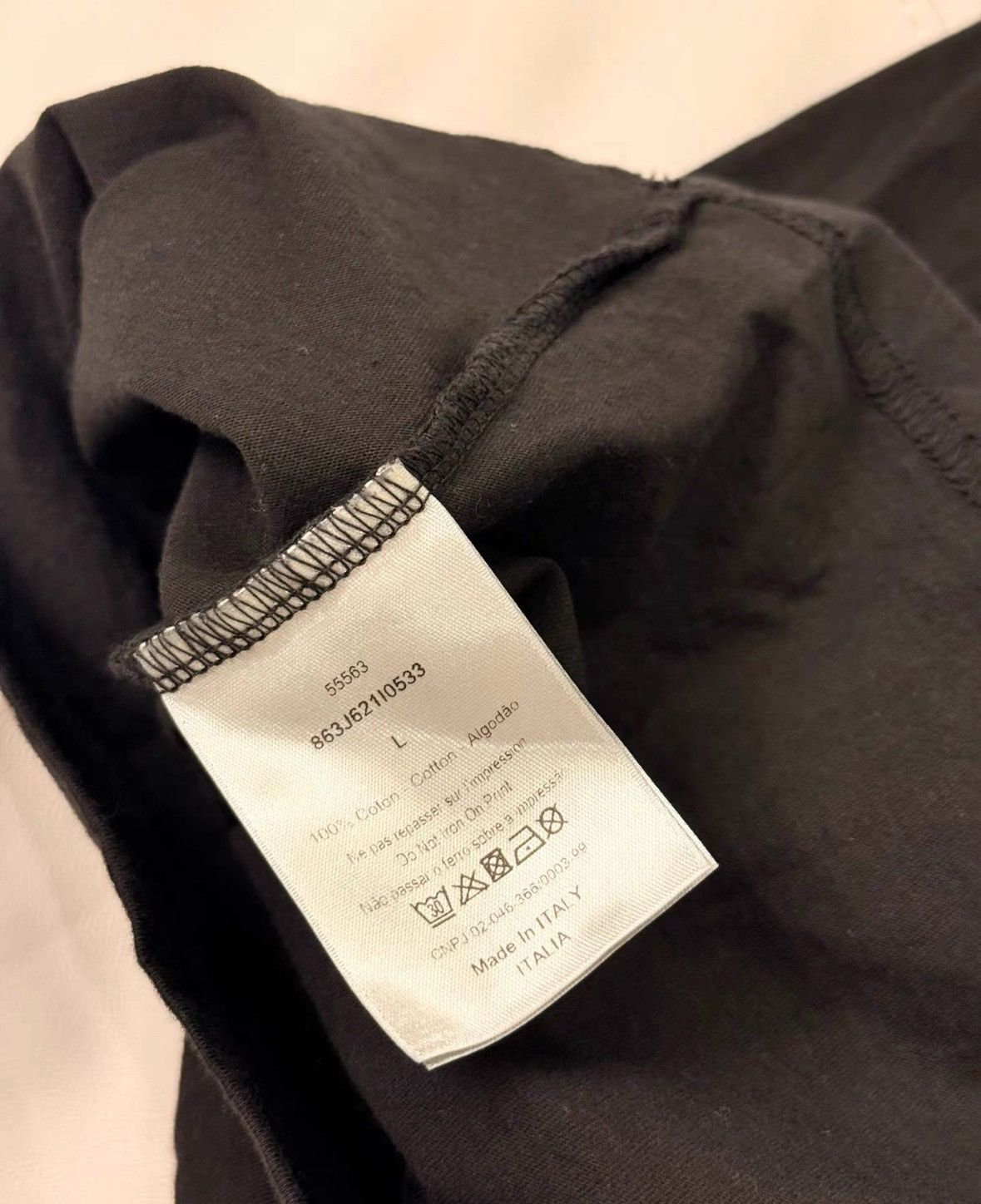 Dior Dior Black Logo Short Sleeve TShirt-2506 Size US L / EU 52-54 / 3 - 8 Thumbnail