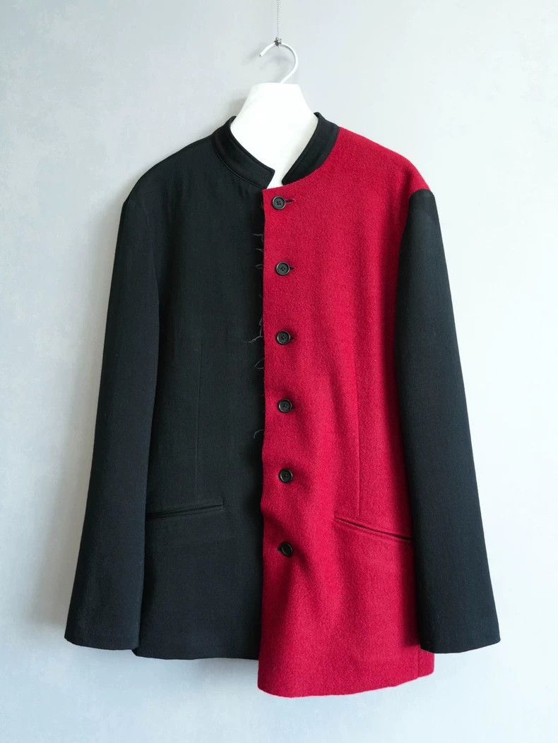 Yohji Yamamoto Yohji Yamamoto 15AW show double gray and red jacket-2505 Size US L / EU 52-54 / 3 - 1 Thumbnail