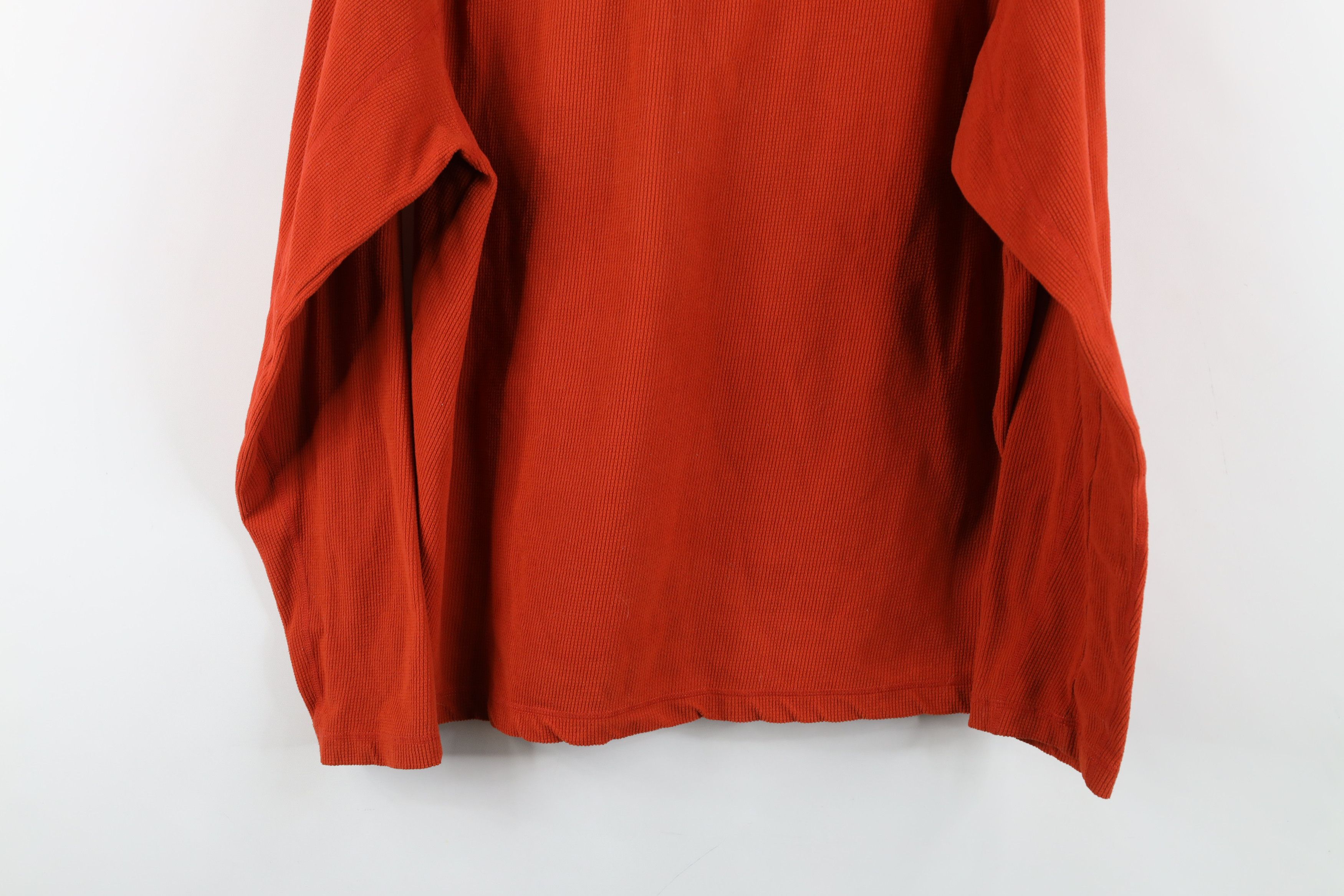 Nike Vintage Nike ACG Mini Swoosh Thermal Fleece Sweater Orange Size US S / EU 44-46 / 1 - 13 Thumbnail