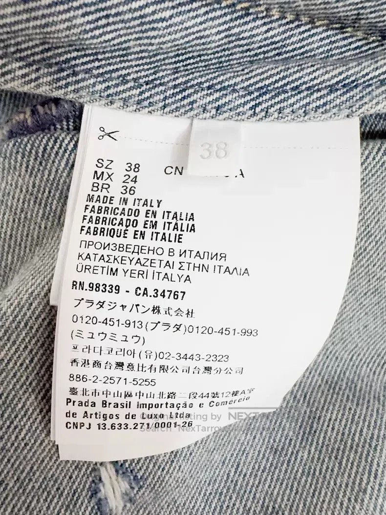 Prada Prada Blue denim jacket Size XS / US 0-2 / IT 36-38 - 6 Thumbnail
