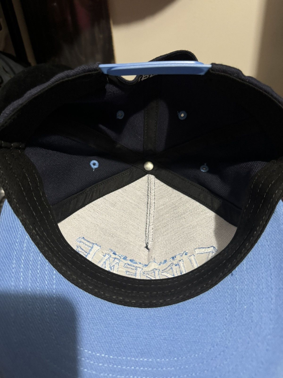 Supreme Supreme Bones Logo 5-Panel Navy Size ONE SIZE - 9 Thumbnail