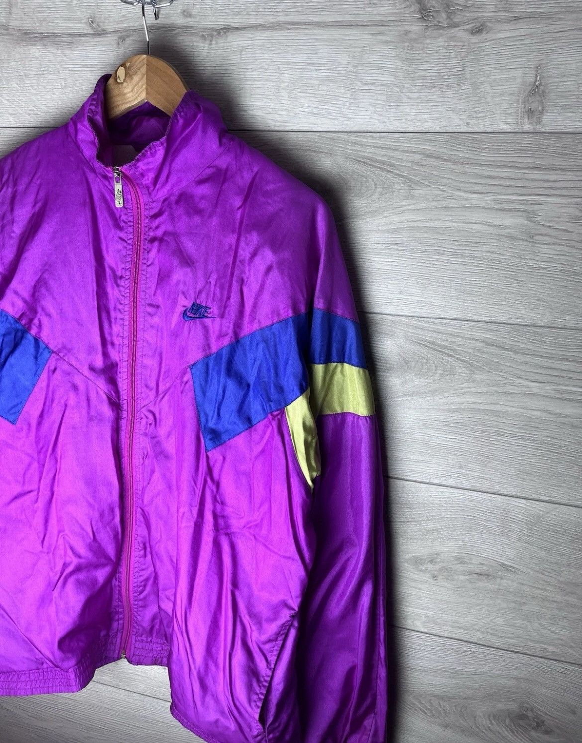 Nike VINTAGE DENIM JACKET NIKE 1990s MENS SIZE L CASUAL Size US L / EU 52-54 / 3 - 4 Thumbnail