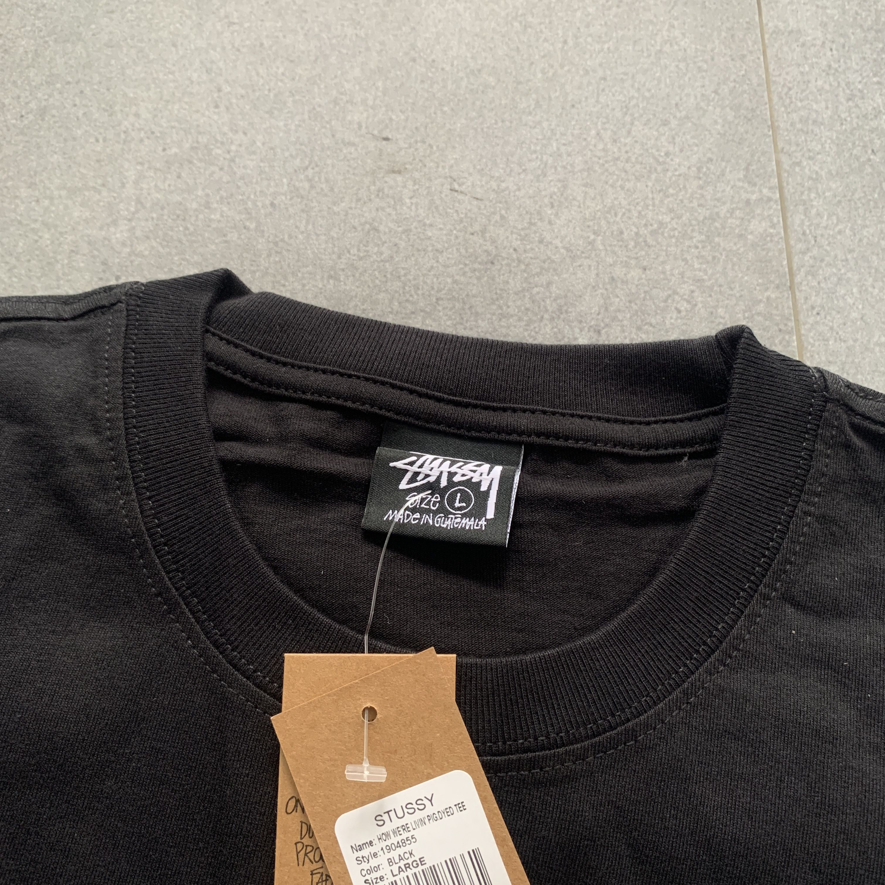Stussy Stussy Tee Black Size US L / EU 52-54 / 3 - 4 Thumbnail