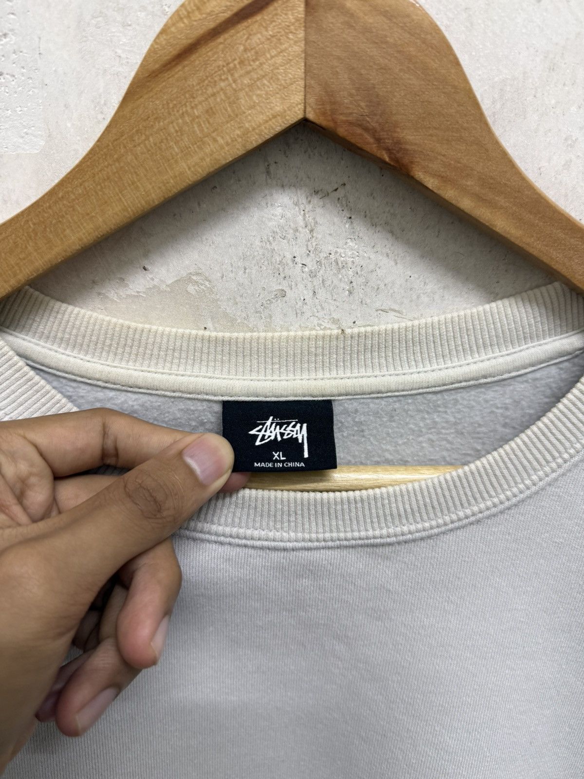 Stussy 2000s Stussy Signature Sweatshirt Size US XL / EU 56 / 4 - 5 Thumbnail