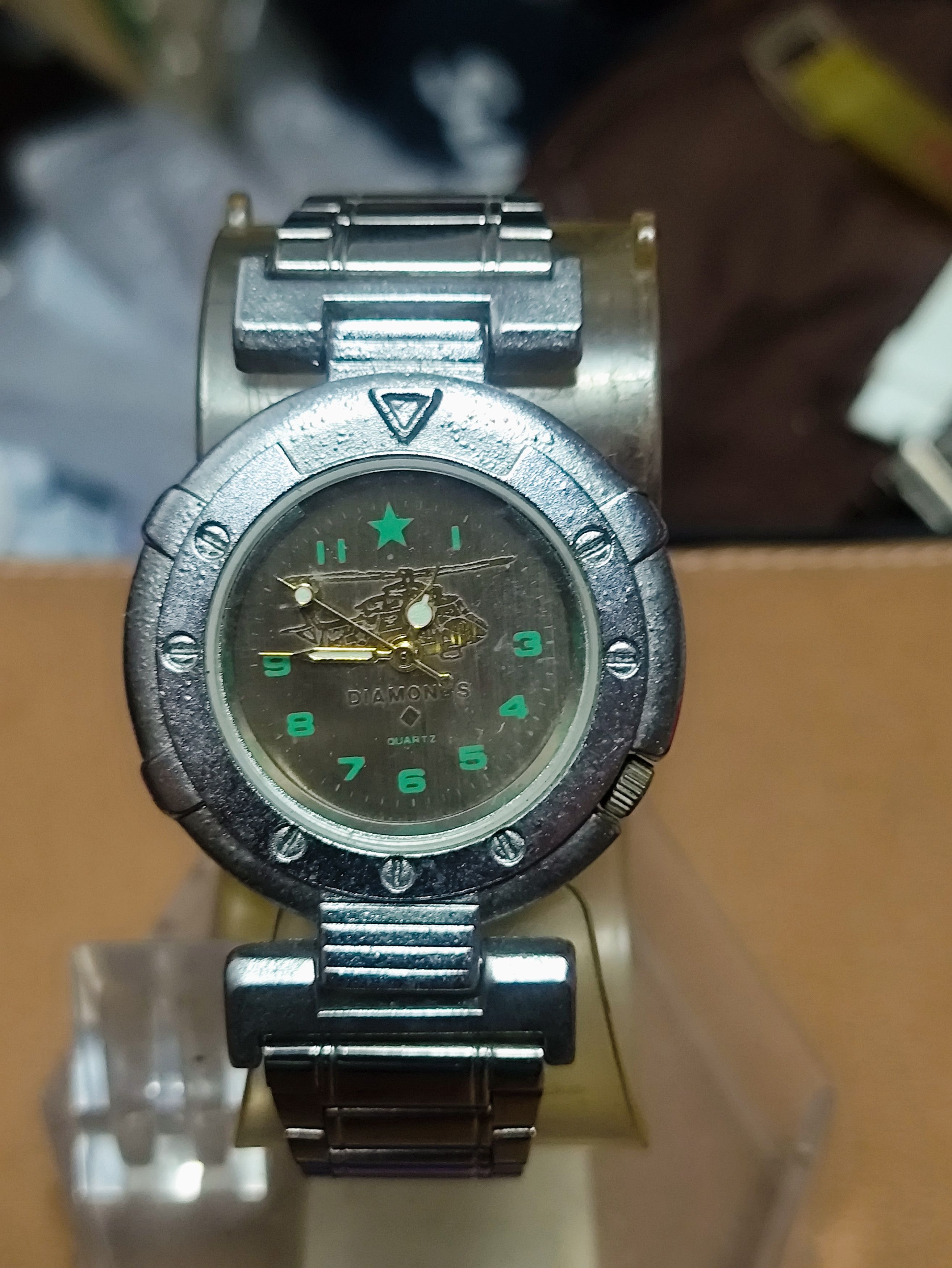 Other × Vintage VINTAGE DESIGN WATCH "ARMY WATCH" JAPAN ENGINE WATCH. Size ONE SIZE - 2 Thumbnail