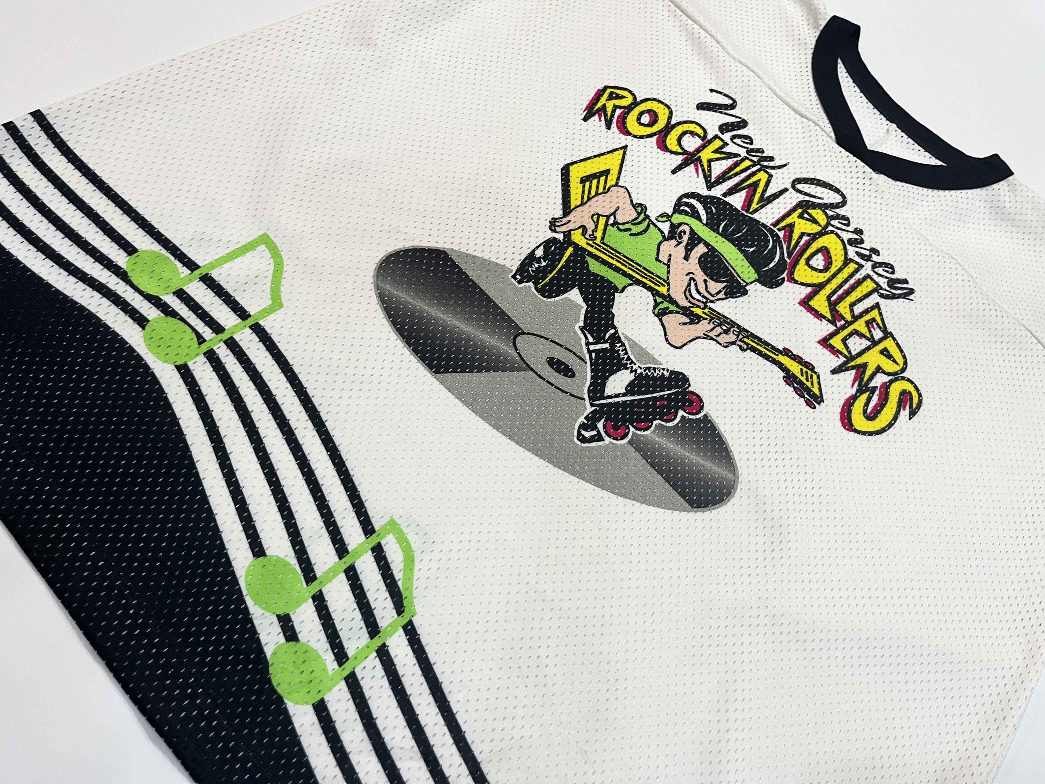 Ccm Vtg CCM New Jersey Rockin Rollers RHI Inline Hockey Jersey Size US XXL / EU 58 / 5 - 6 Thumbnail