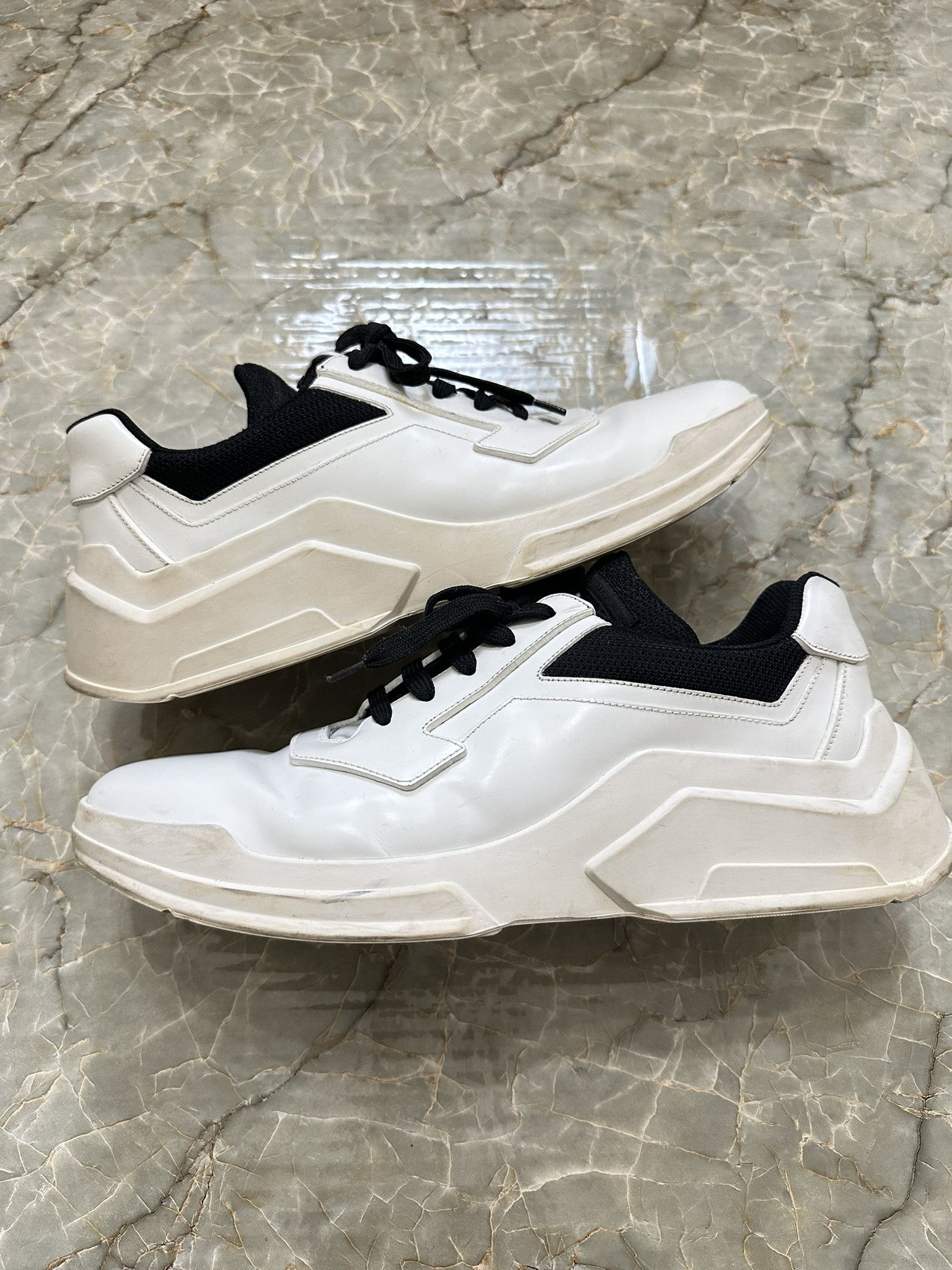 Prada Spazzolato Runway Sneakers Size US 10 / EU 43 - 1 Thumbnail