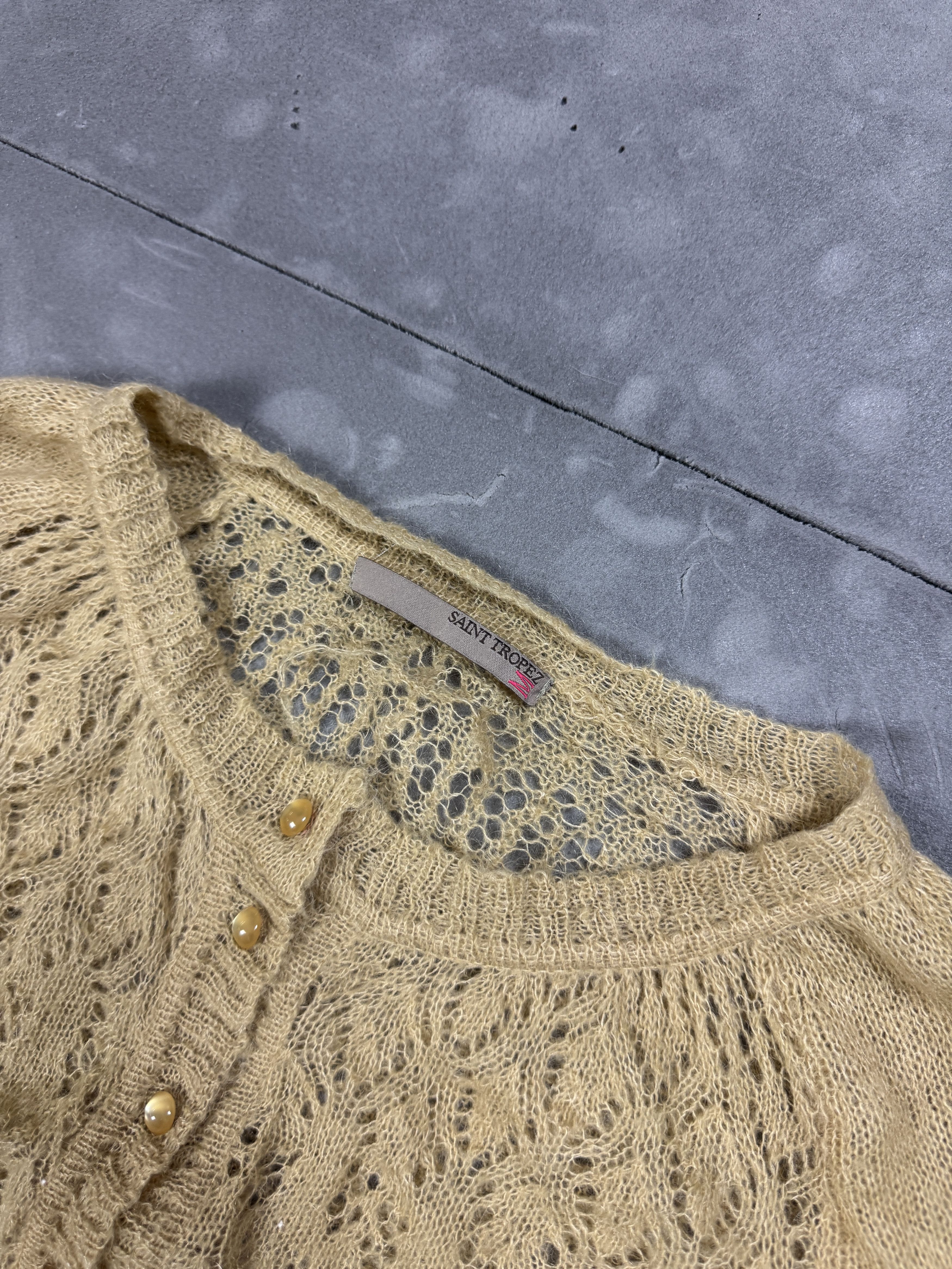Vintage Vintage Saint Tropez Cashmere Cardigan Sweater (S/M) Size M / US 6-8 / IT 42-44 - 5 Thumbnail