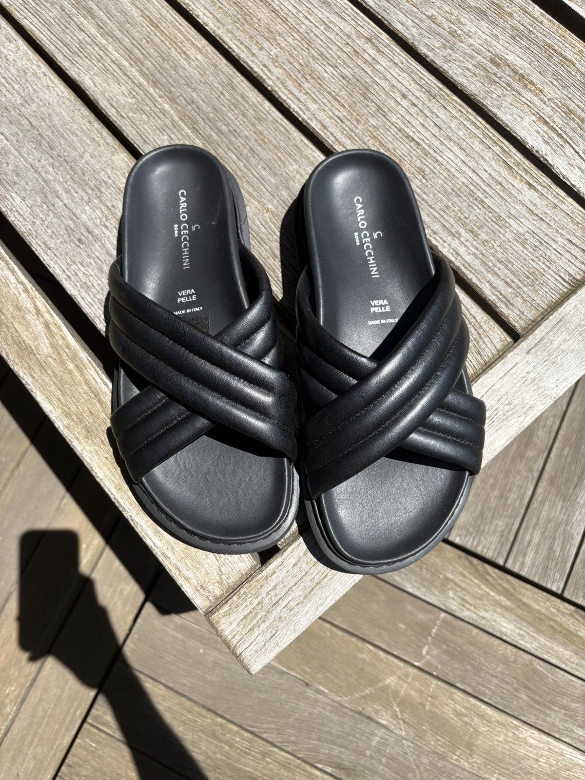 Other Italian leather sandals Size US 8 / EU 41 - 3 Thumbnail
