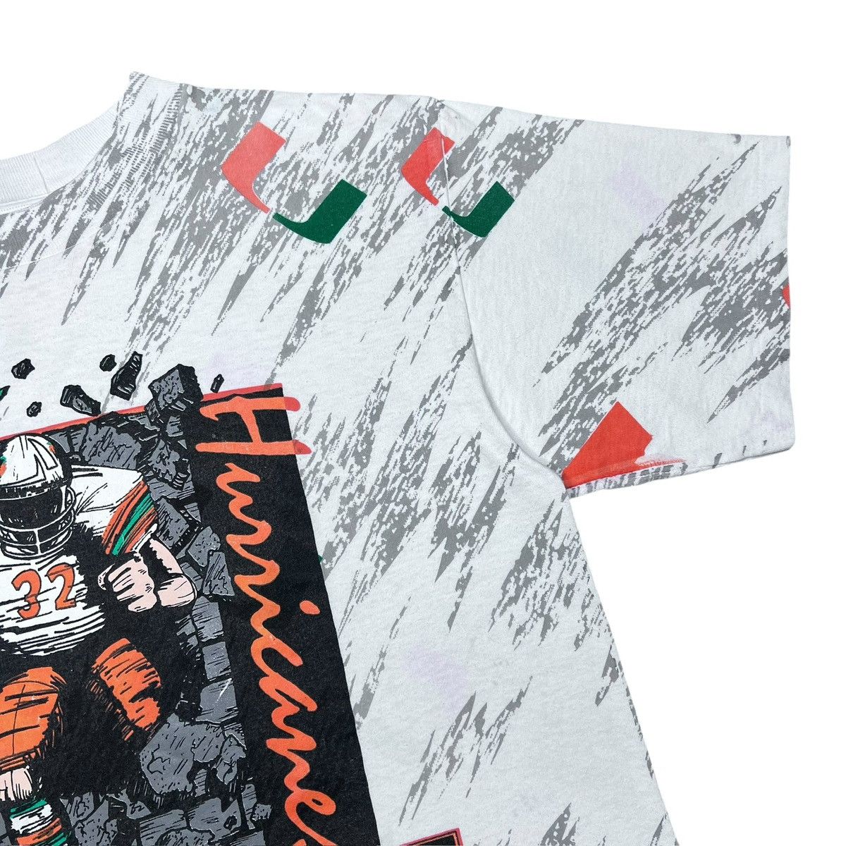 NCAA NCAA Miami Hurricanes Super Team Sports All Over Print Tee Size US L / EU 52-54 / 3 - 5 Thumbnail