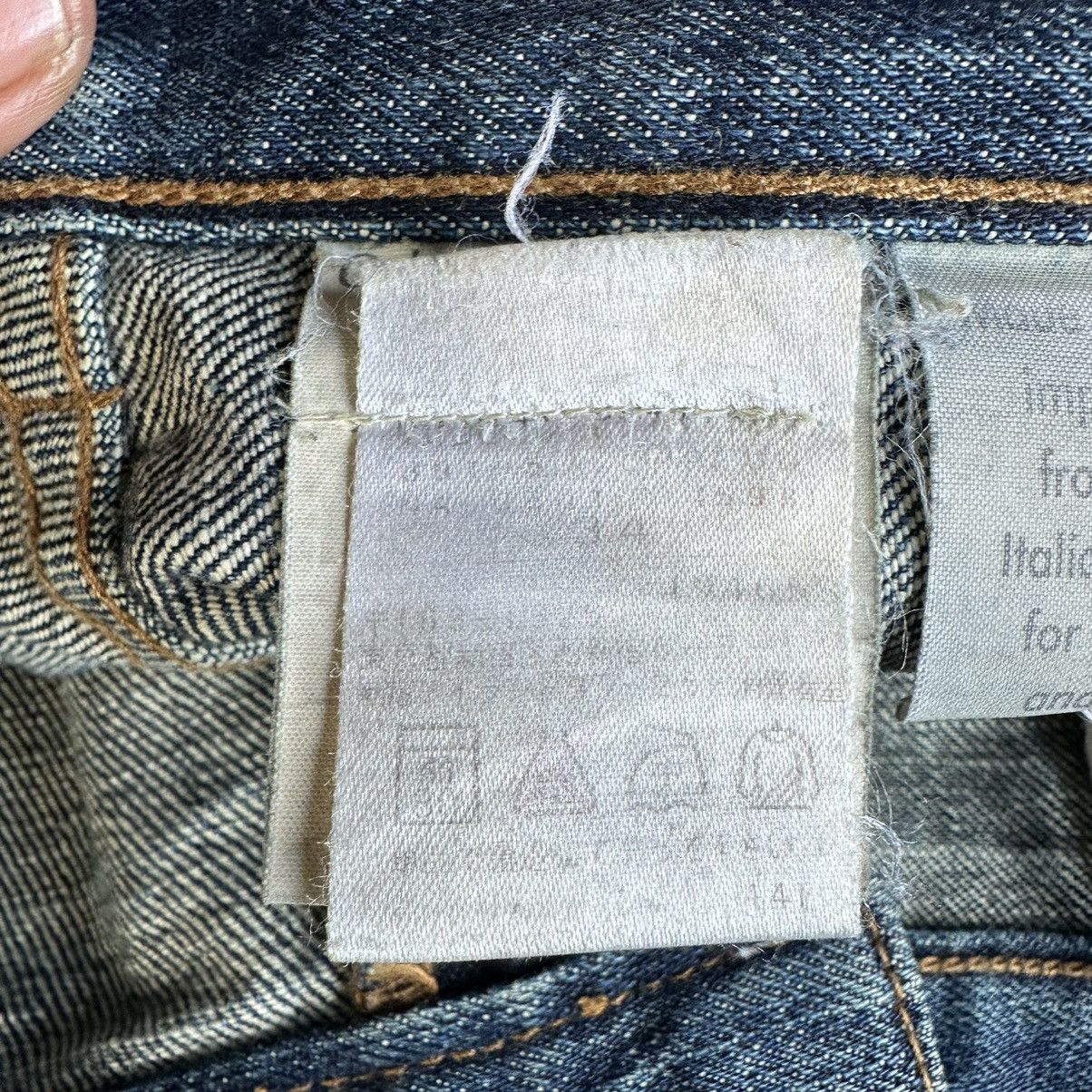 Calvin Klein Calvin Klein Italy Destroyed Faded Denim 34x30 D587 Size US 34 / EU 50 - 19 Thumbnail