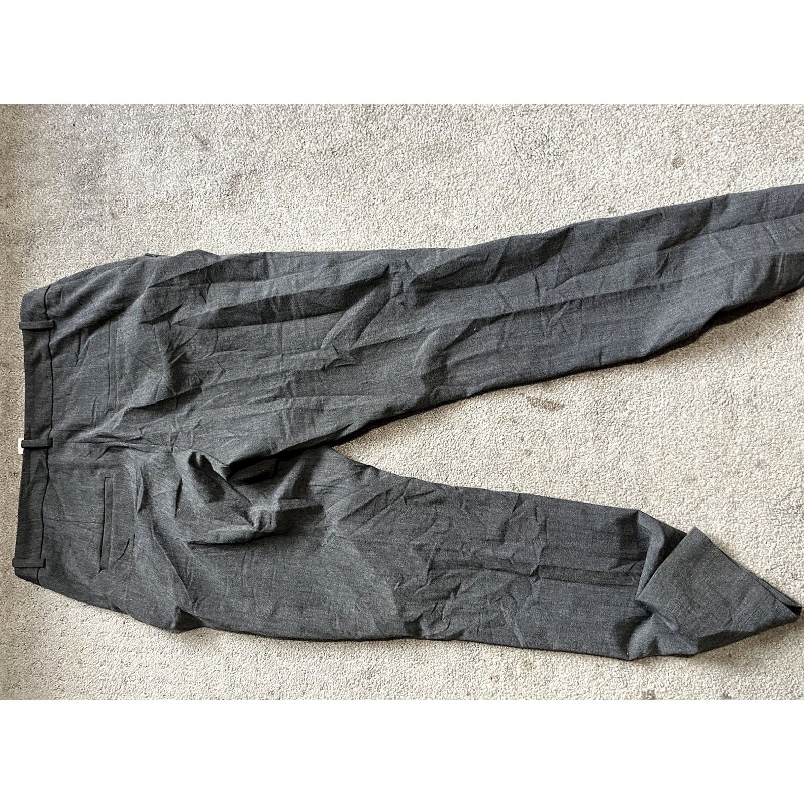 H&M H&M Dress Pants Women Size 8 Gray Wool Blend Business Casual Pants Ankle Flat Front Regular Tailored Womens Size 30" / US 8 / IT 44 - 3 Thumbnail