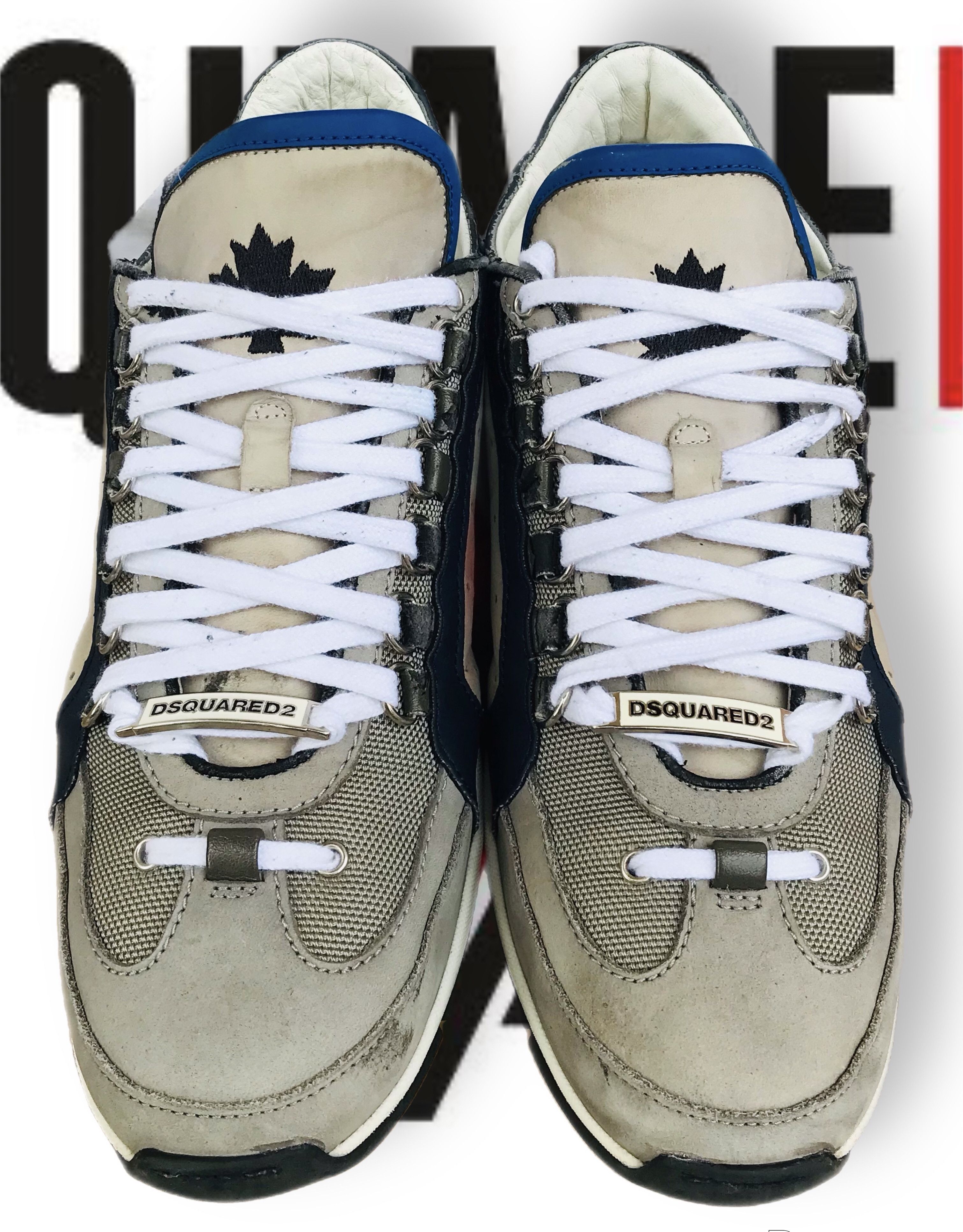 Dsquared2 Dsquared2 Kick it 1964 Men's Low Top Leather Shoes Vintage Size US 8 / EU 41 - 5 Thumbnail